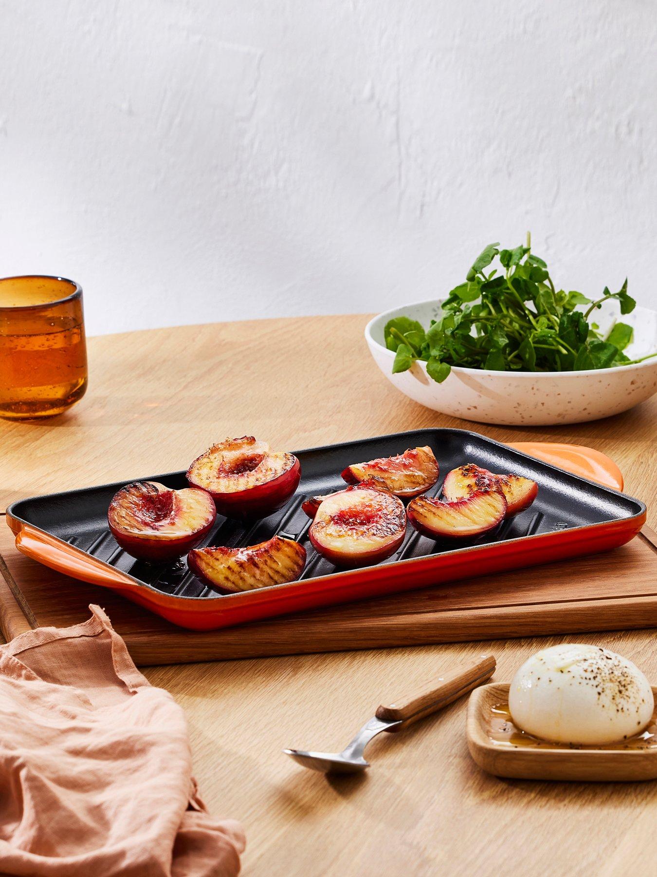 undefined Cast Iron 32 cm Rectangular Grill in Volcanic