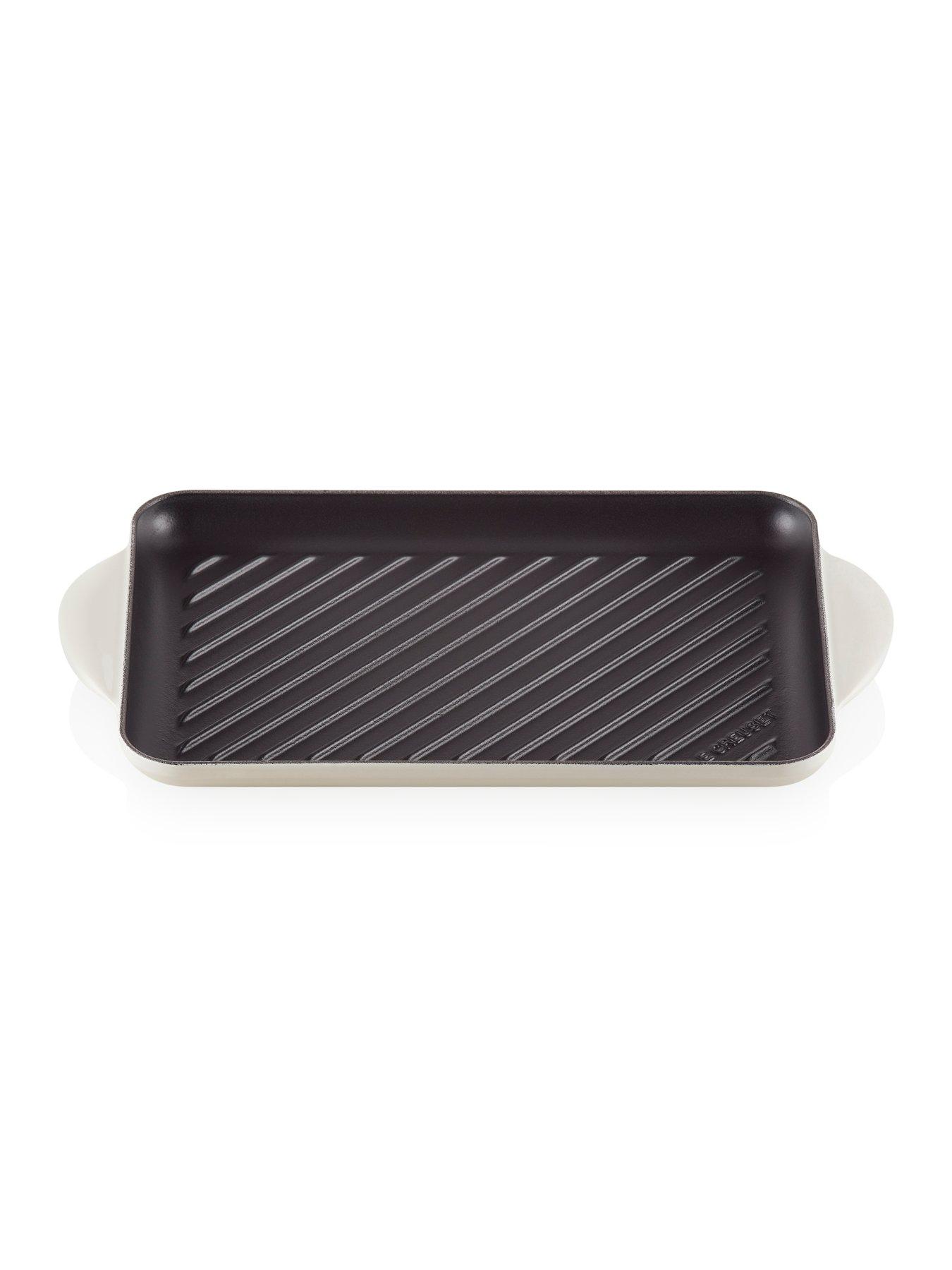 undefined Cast Iron 32 cm Rectangular Grill in Volcanic