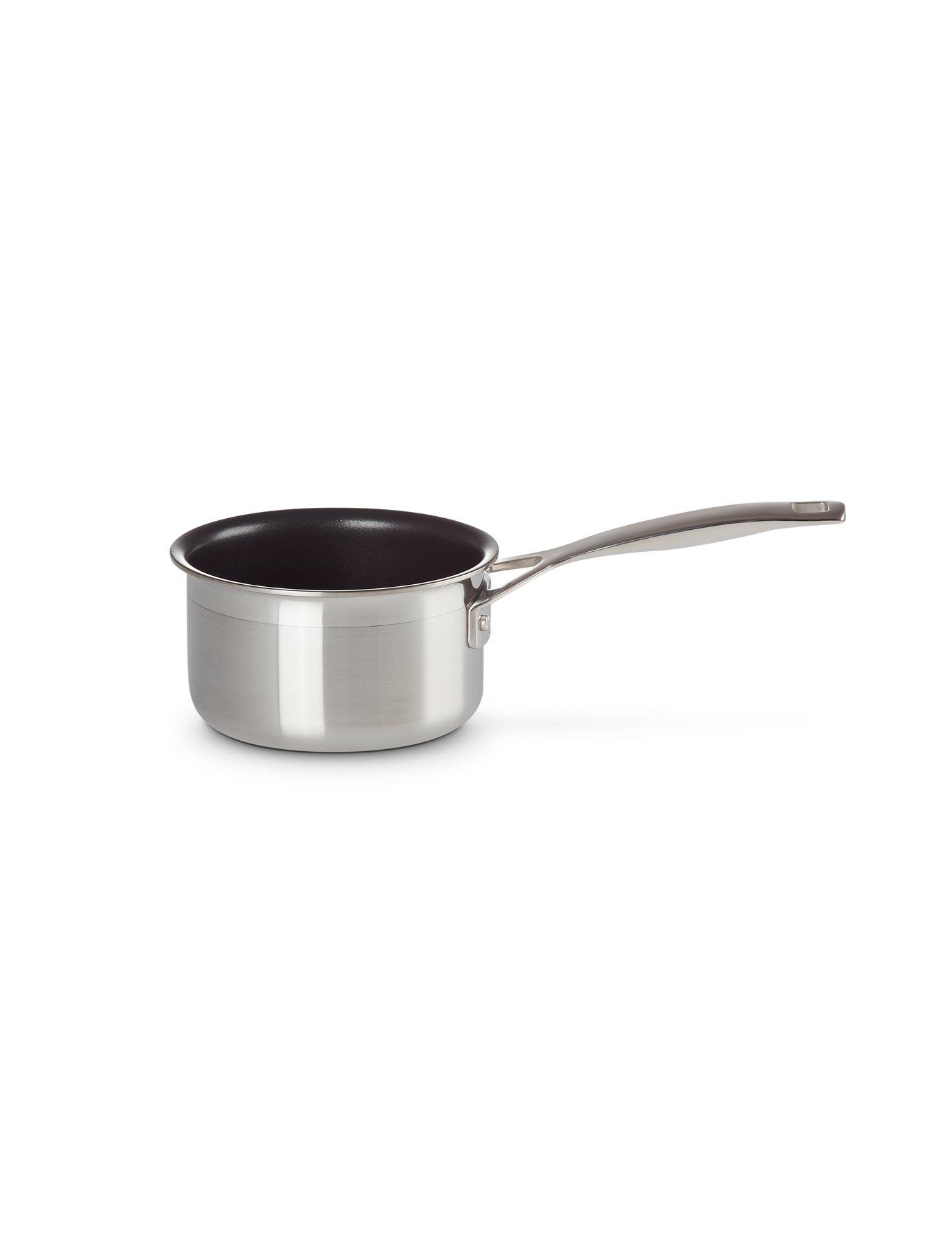  image of le-creuset-3-ply-stainless-steel-non-stick-14-cm-milk-pan