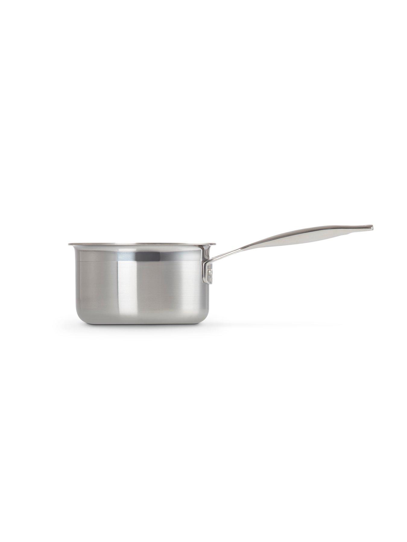  image of le-creuset-3-ply-stainless-steel-non-stick-14-cm-milk-pan