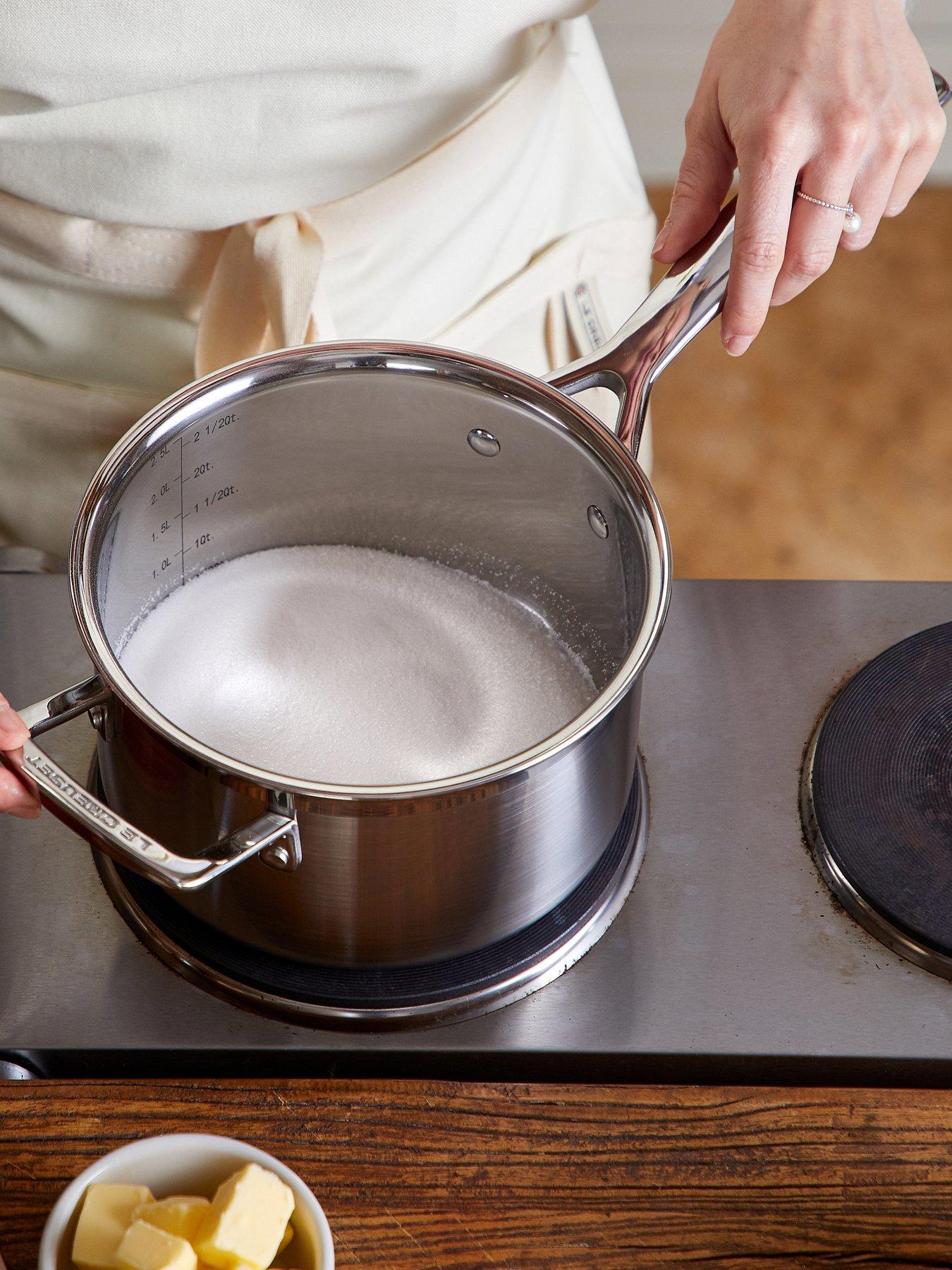  image of le-creuset-classic-3-ply-stainless-steel-saucepan-20cm