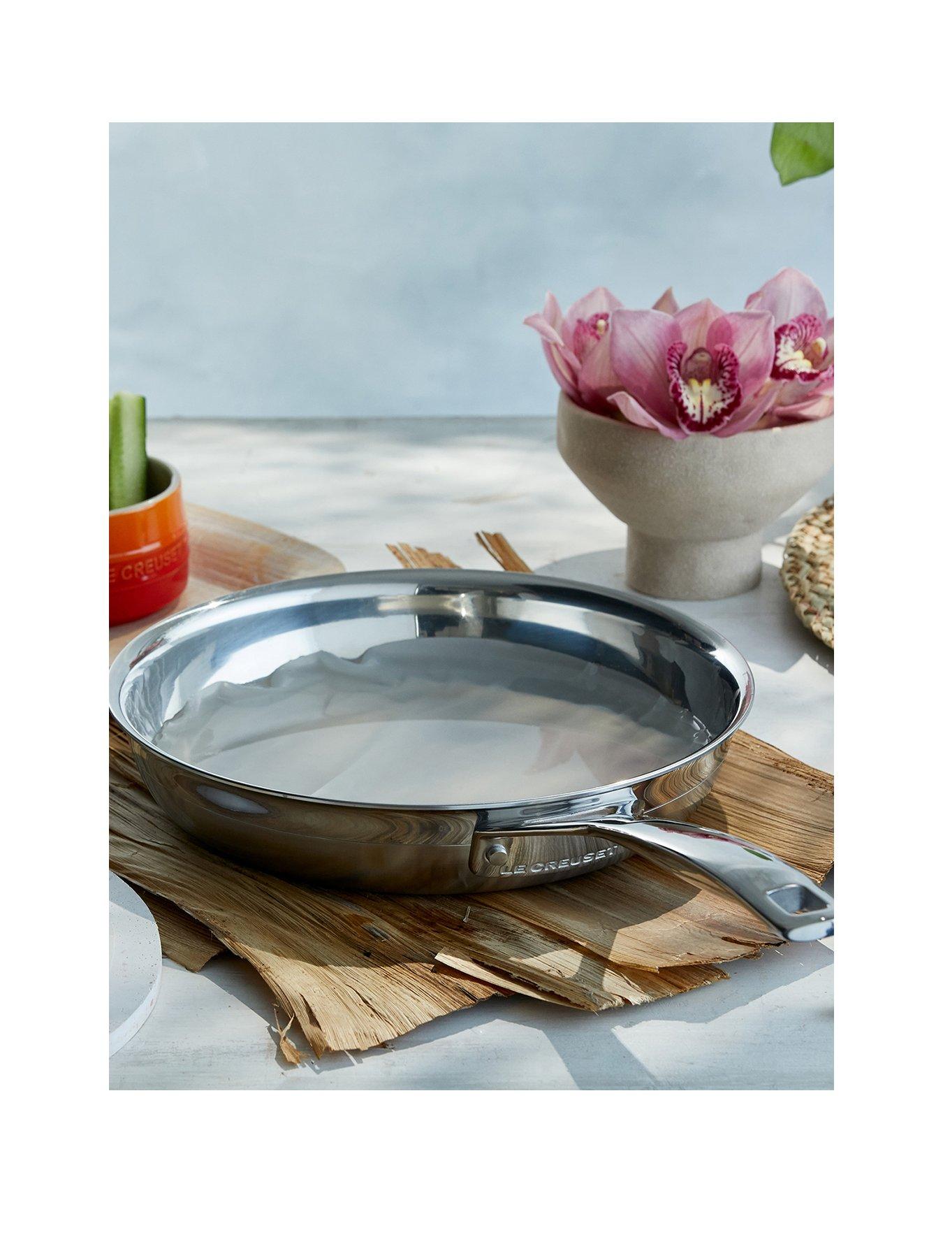 Le Creuset 3-Ply Stainless Steel 24 cm Uncoated Frying Pan