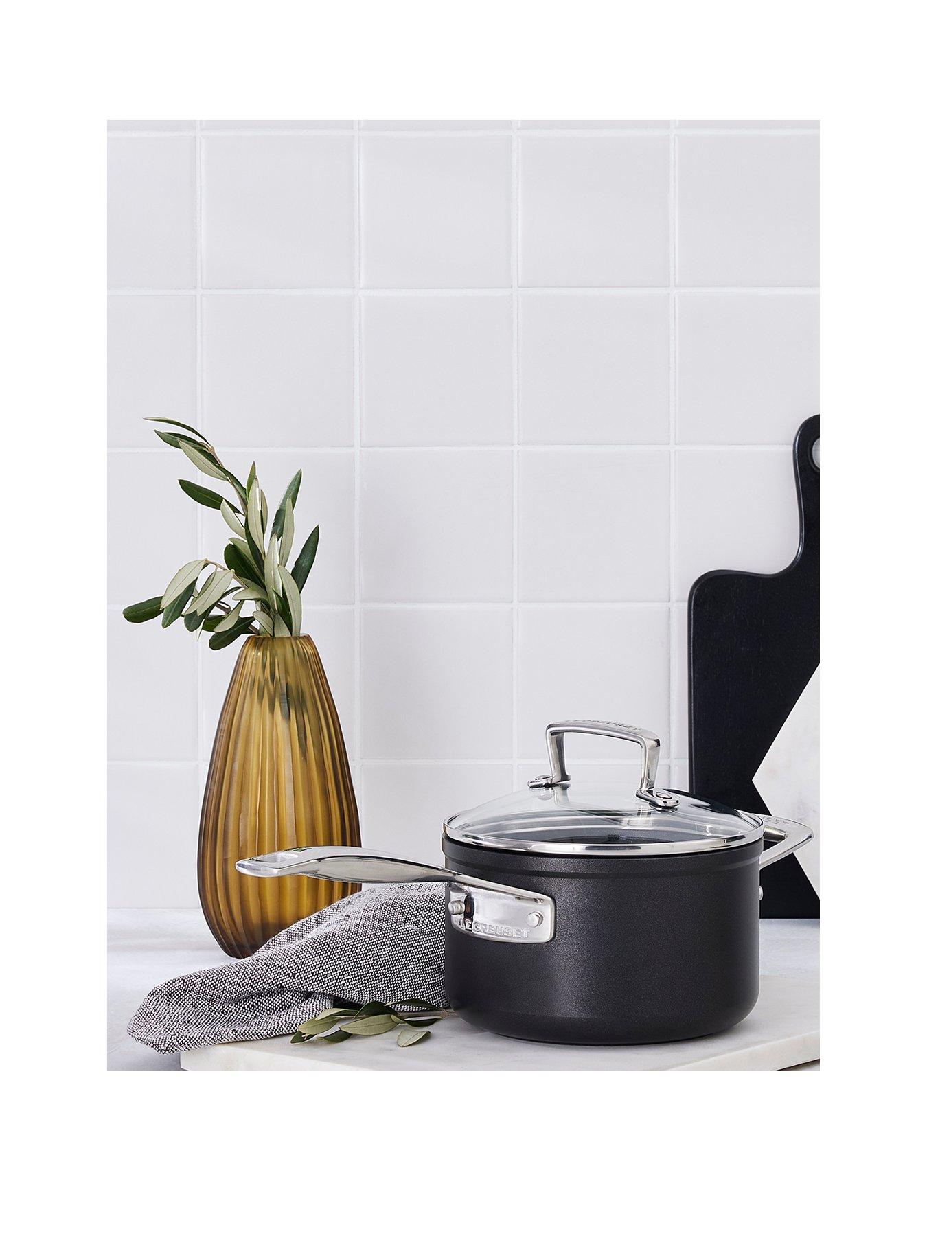 undefined Toughened Non-Stick 16 cm Saucepan with Glass Lid