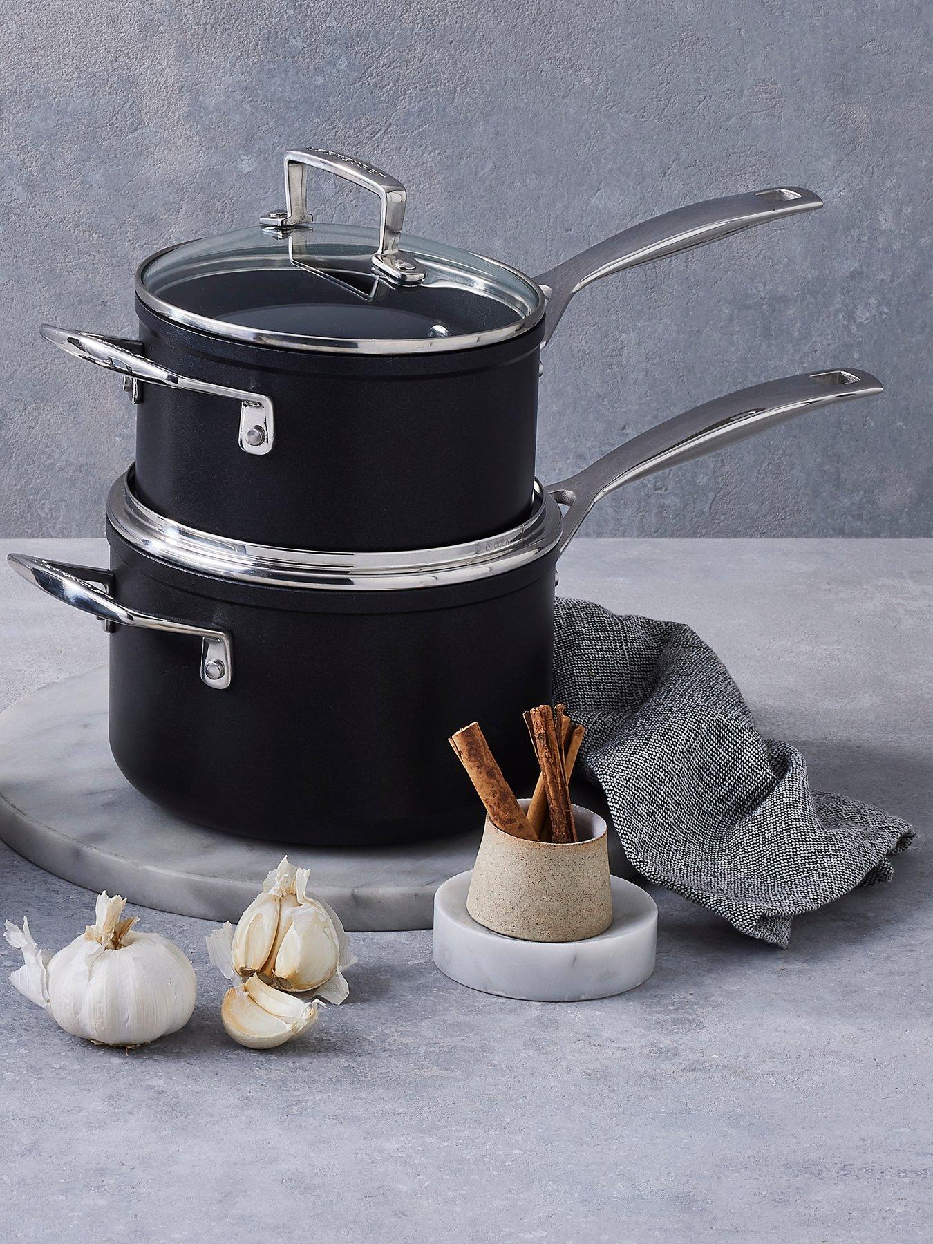 image of le-creuset-toughened-non-stick-16-cm-saucepan-with-glass-lid