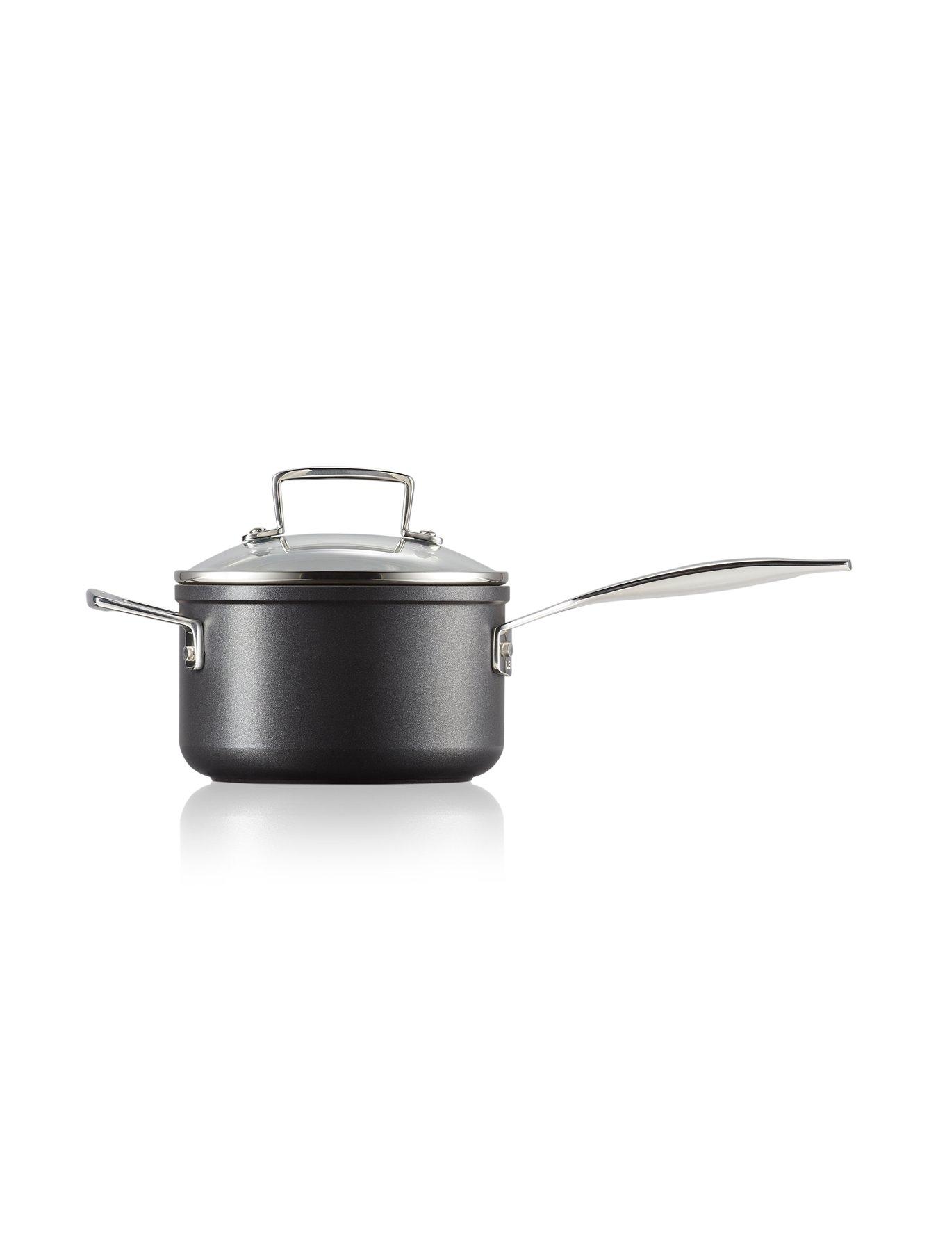  image of le-creuset-toughened-non-stick-16-cm-saucepan-with-glass-lid