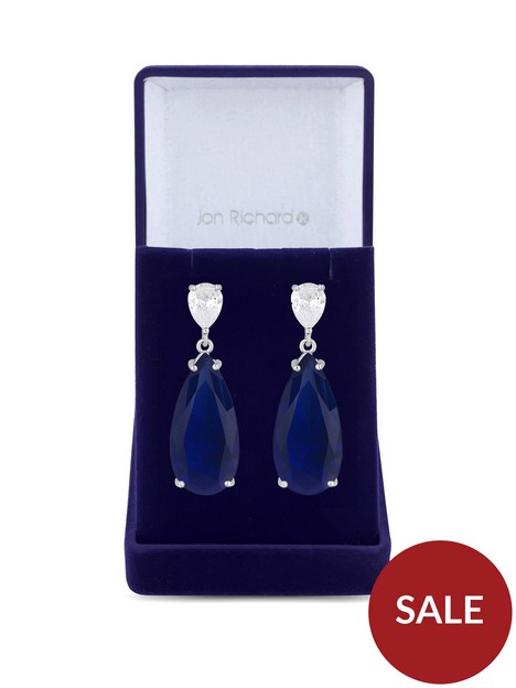 jon-richard-rhodium-plated-cubic-zirconia-statement-blue-peardrop-earrings-gift-boxed