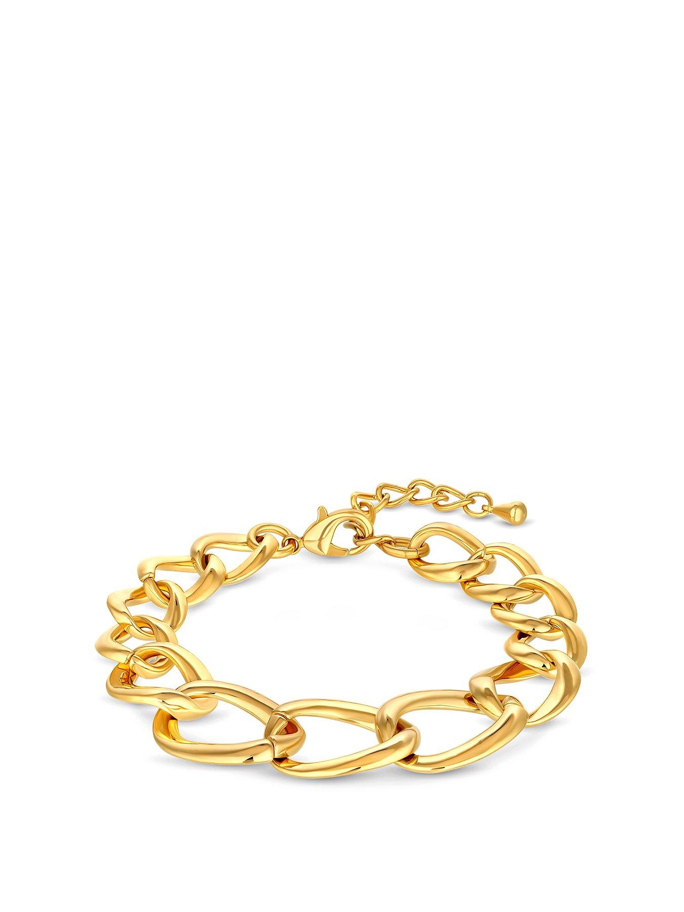  Reversible Thin Gold Line Bracelet Wristband