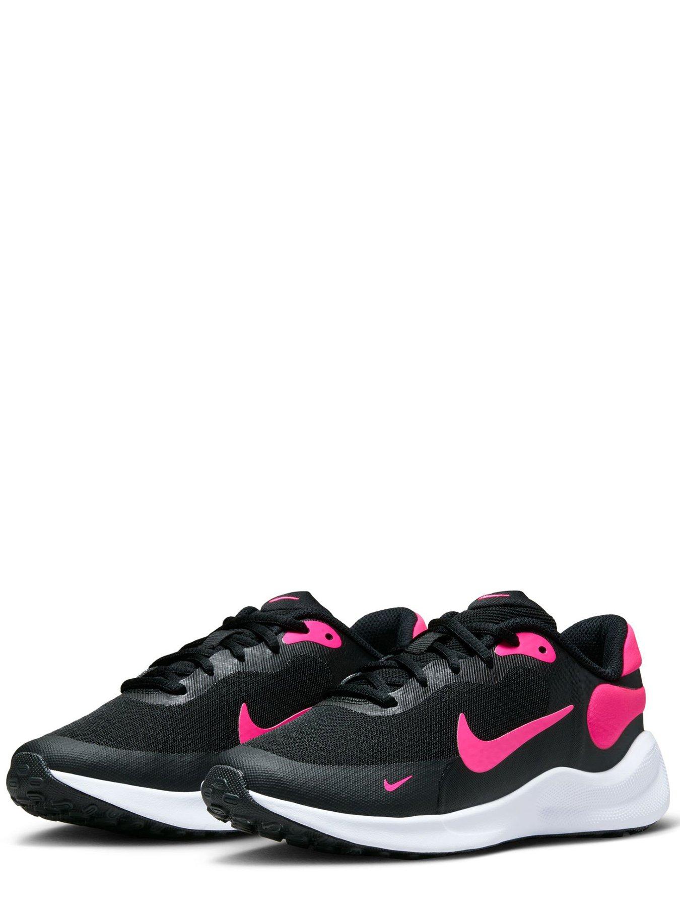 Black running hotsell trainers junior