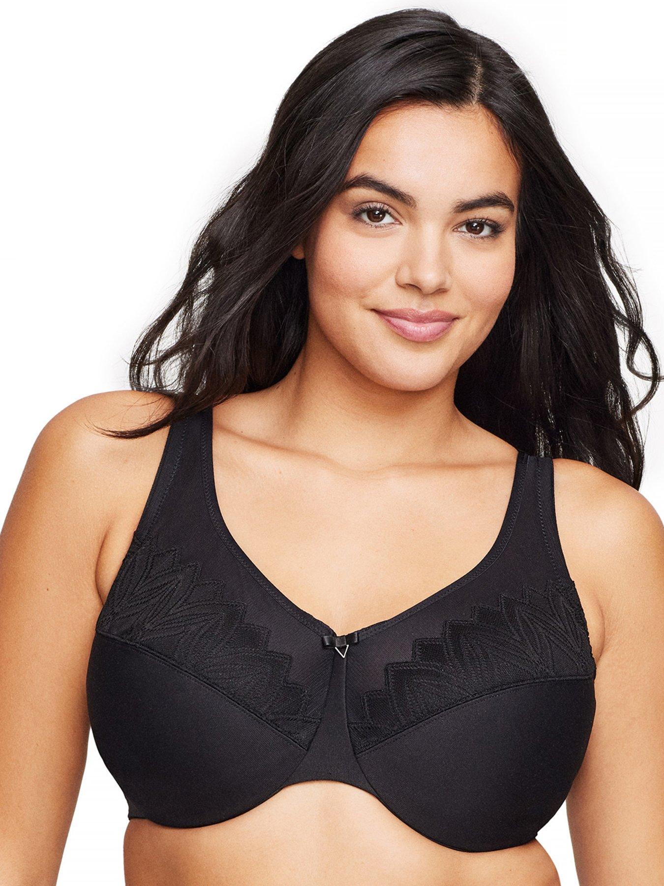 Miss Mary of Sweden Underwired Cotton Lined Cup Bra - Black