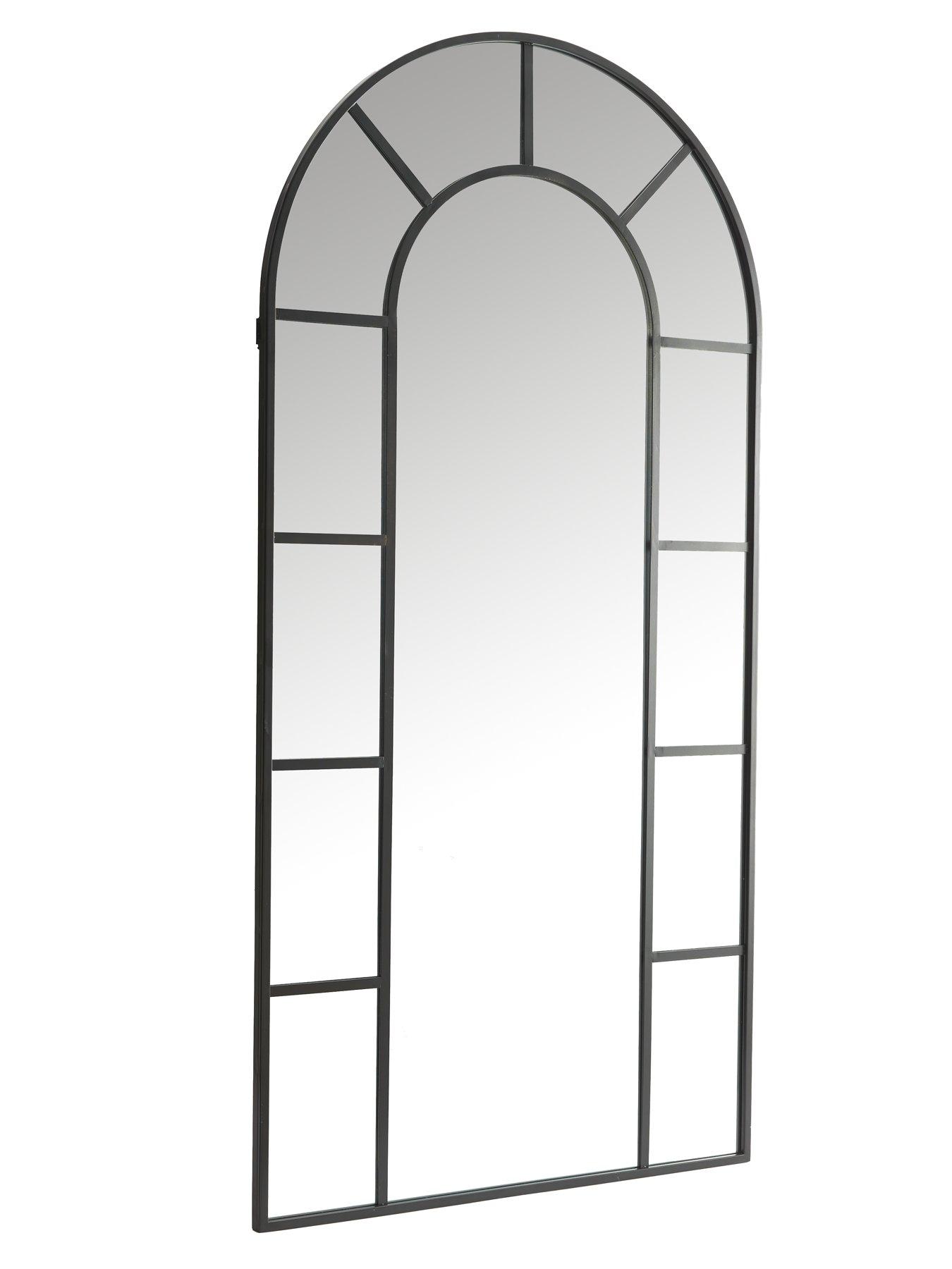 Image 3 of 5 of The Very Collection Metal Window Pane Mirror 60x120cm