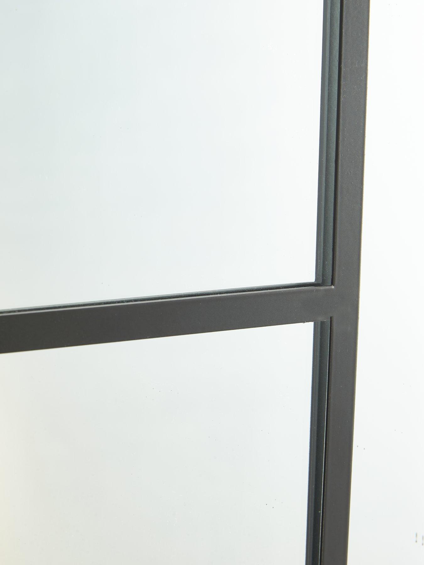 Image 5 of 5 of The Very Collection Metal Window Pane Mirror 60x120cm
