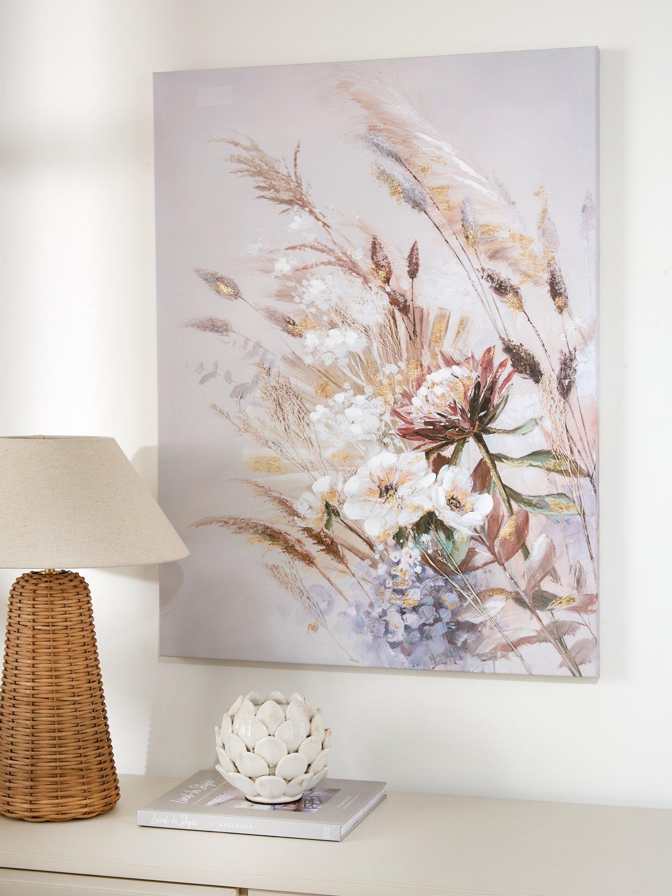Image 1 of 6 of Very Home Canvas Meadow Bouquet 60x80cm