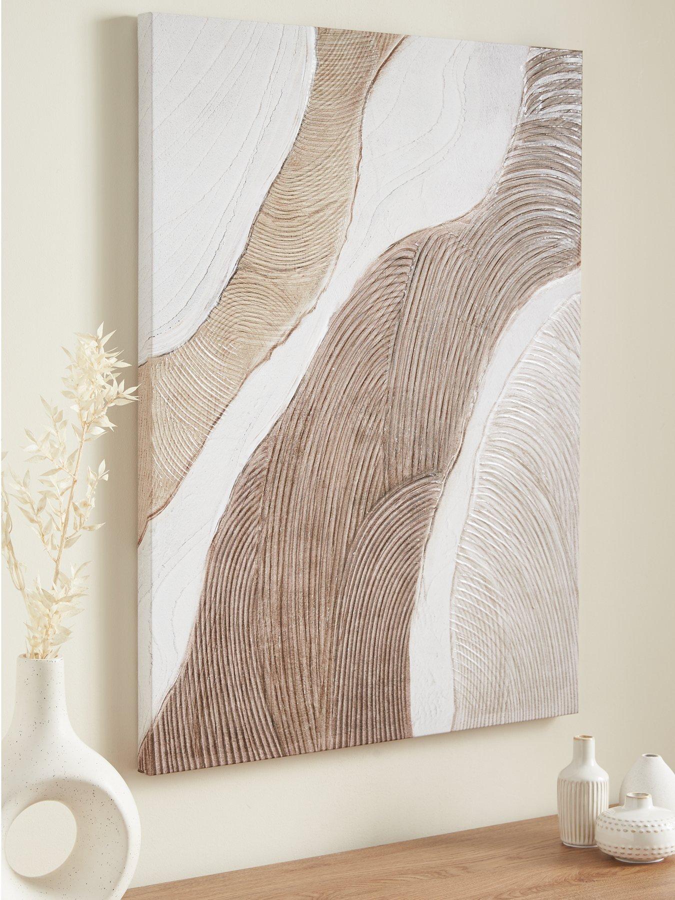 The Very Collection Printed Canvas with Raked Gel 60x80cm