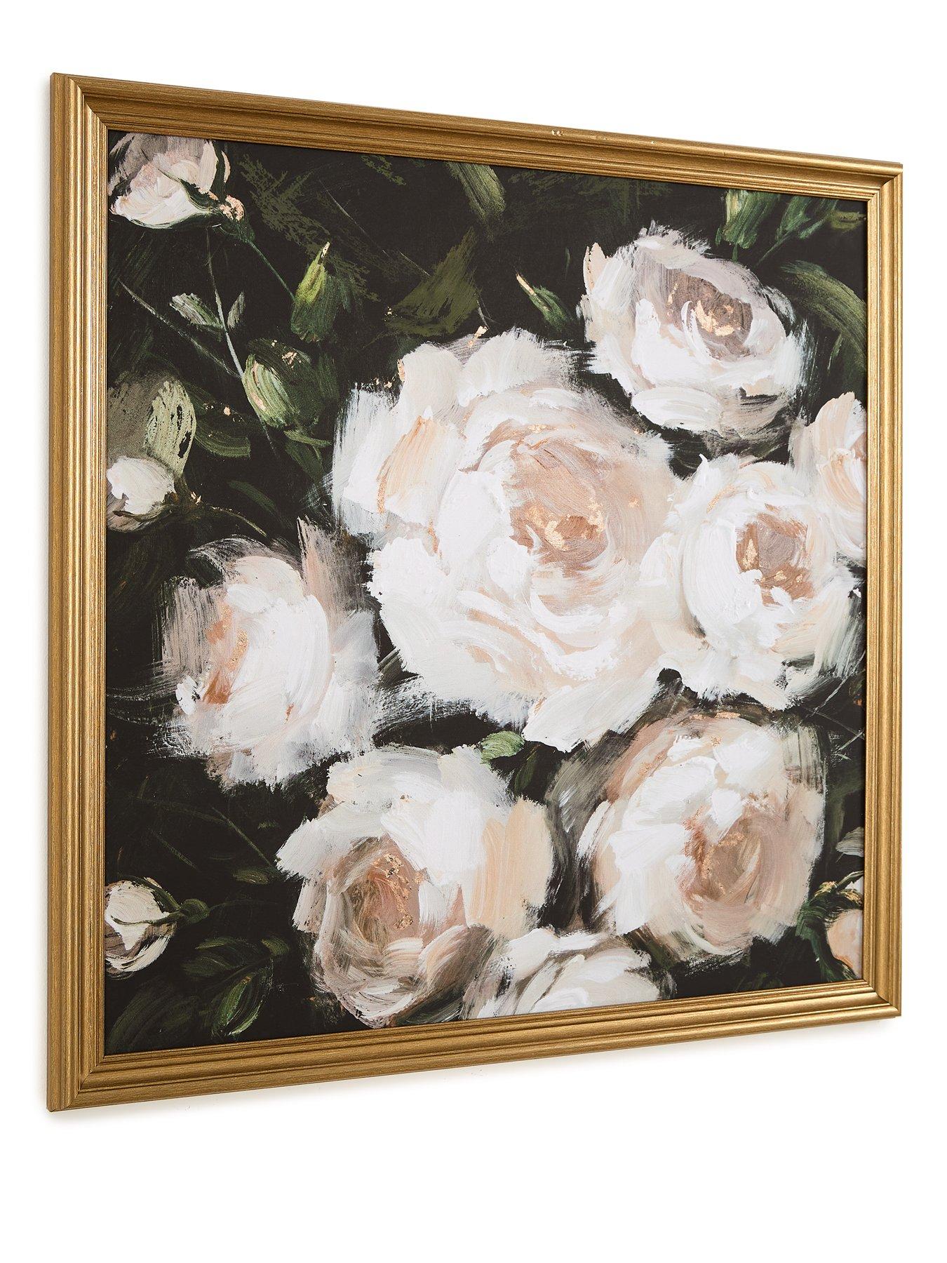 Image 3 of 6 of Very Home Tradition Framed Floral Canvas Print