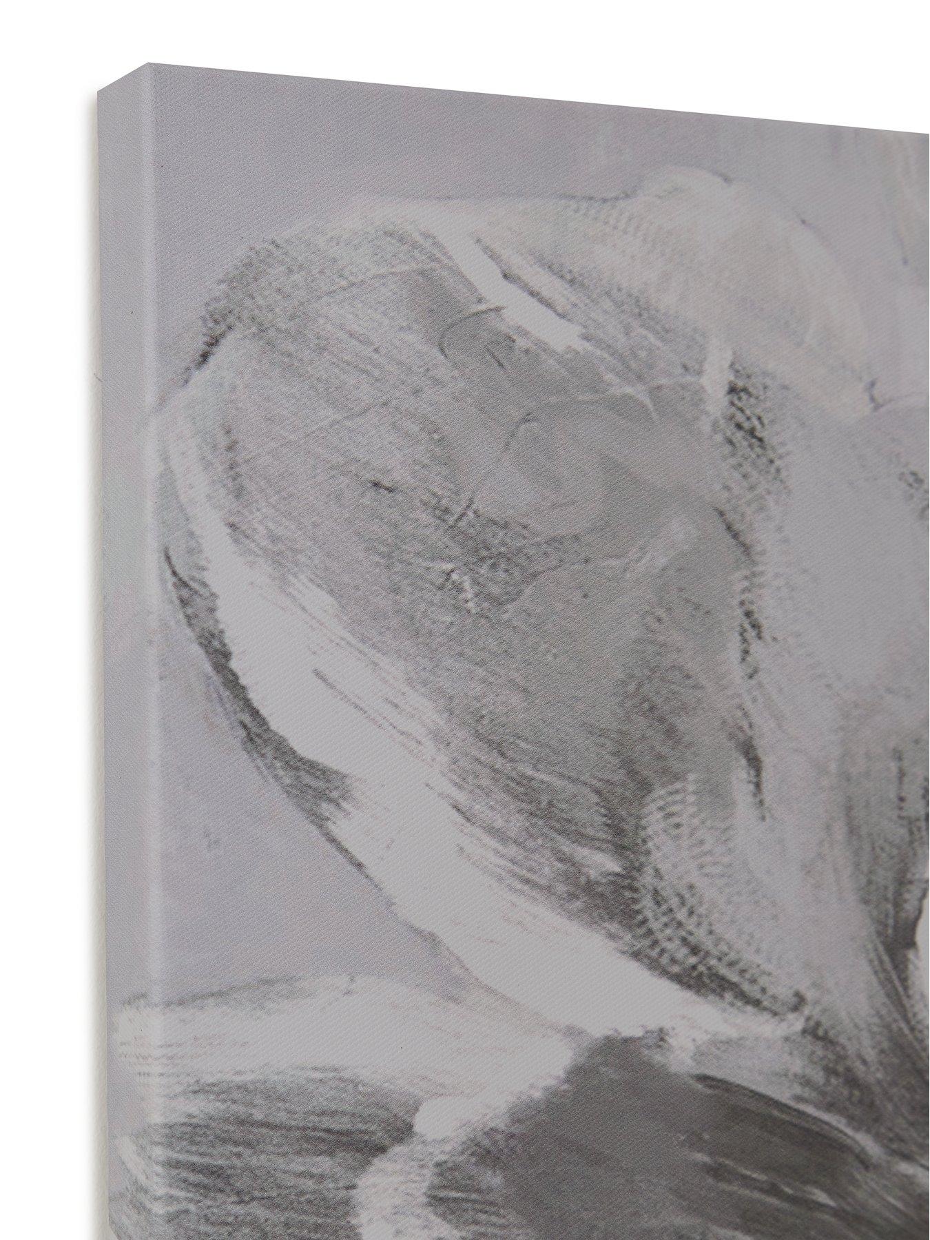  image of very-home-printed-canvas-large-white-flower-50x70cm