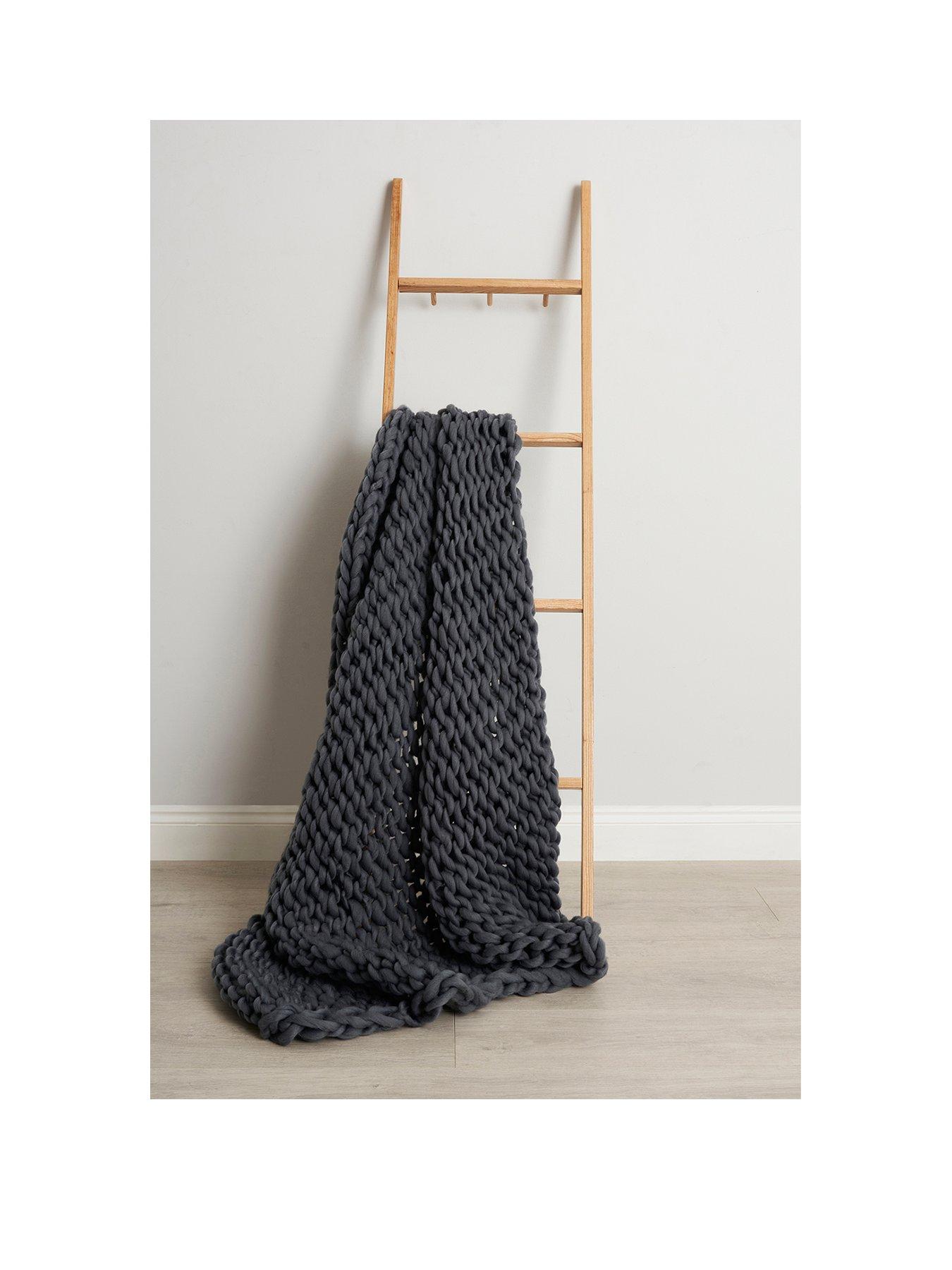  image of the-very-collection-chunky-knit-cable-throw
