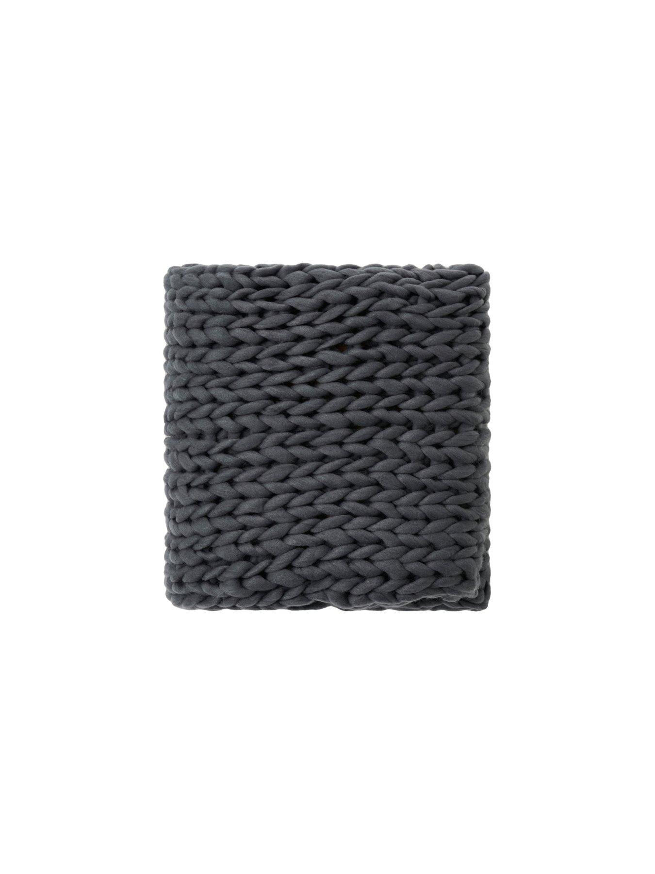  image of the-very-collection-chunky-knit-cable-throw