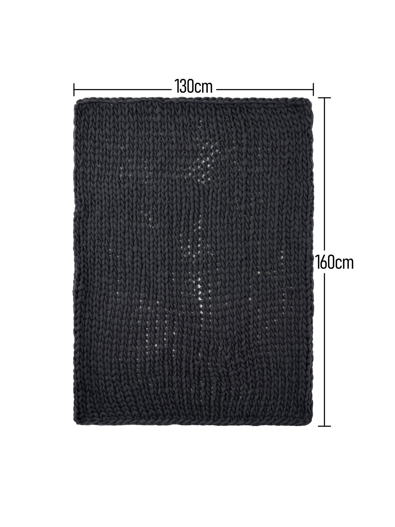  image of the-very-collection-chunky-knit-cable-throw