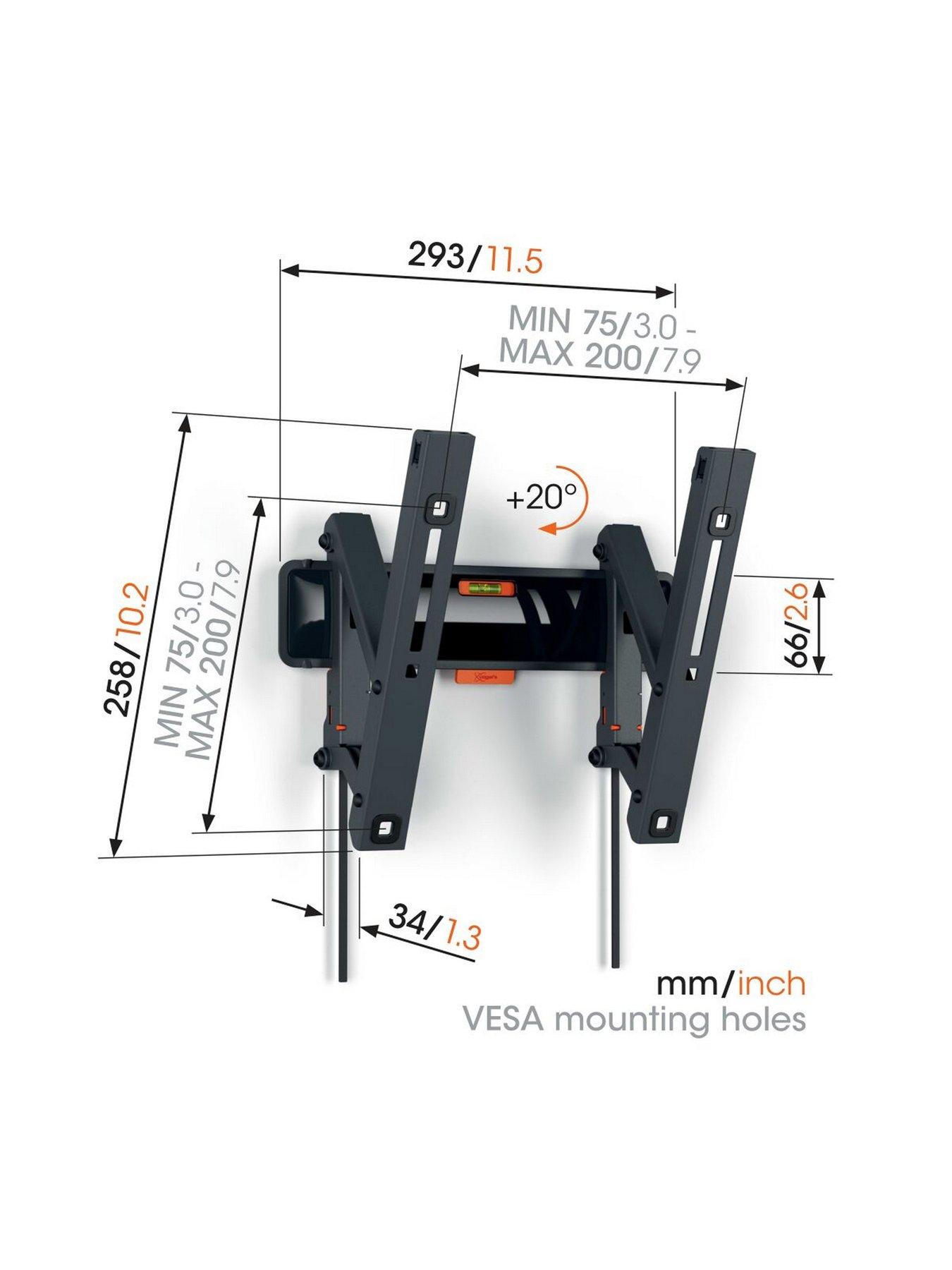 Image 4 of 7 of Vogels Tilt display wall mount - 19-43"