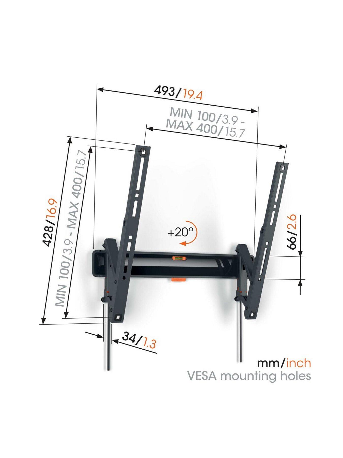 Image 4 of 7 of Vogels Tilt display wall mount - 32-65"