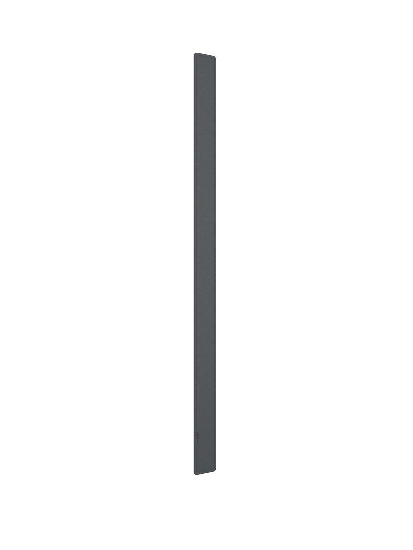 front image of vogels-cable-cover-black