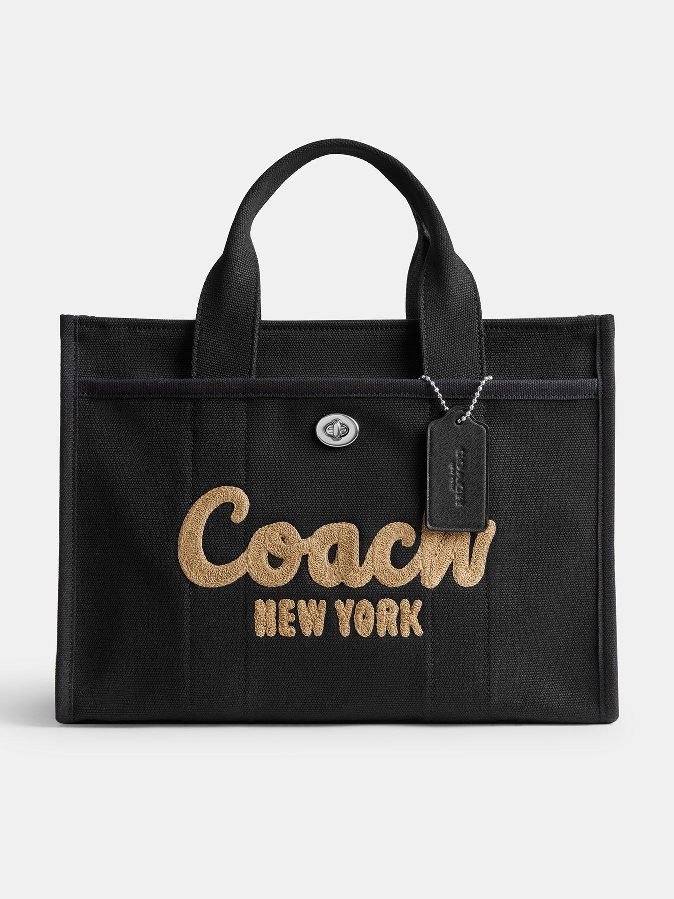 Image 1 of 4 of COACH Cargo Medium Tote Bag - Black