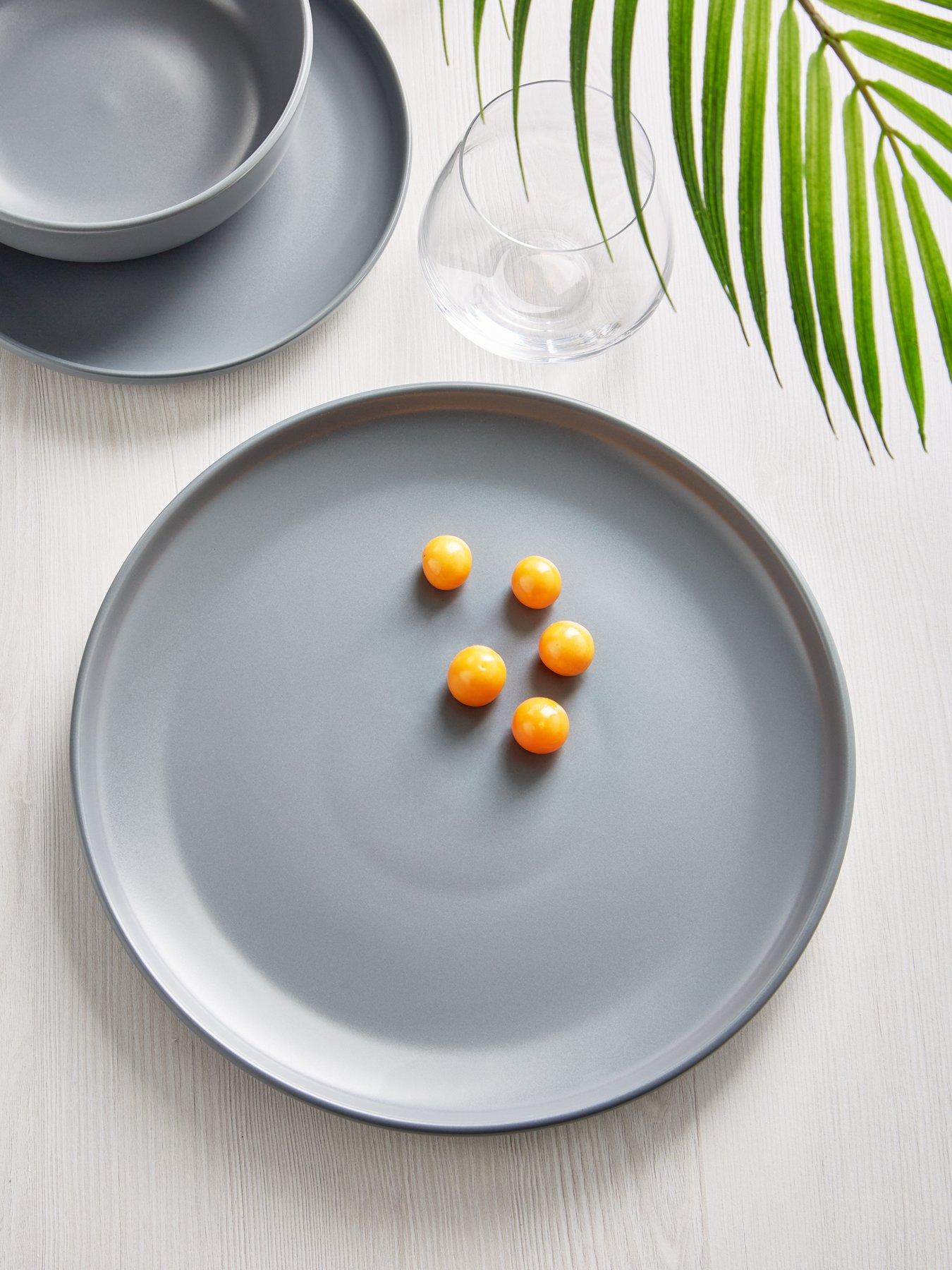 The Very Collection Grey Saintes 12-Piece Dinner Set