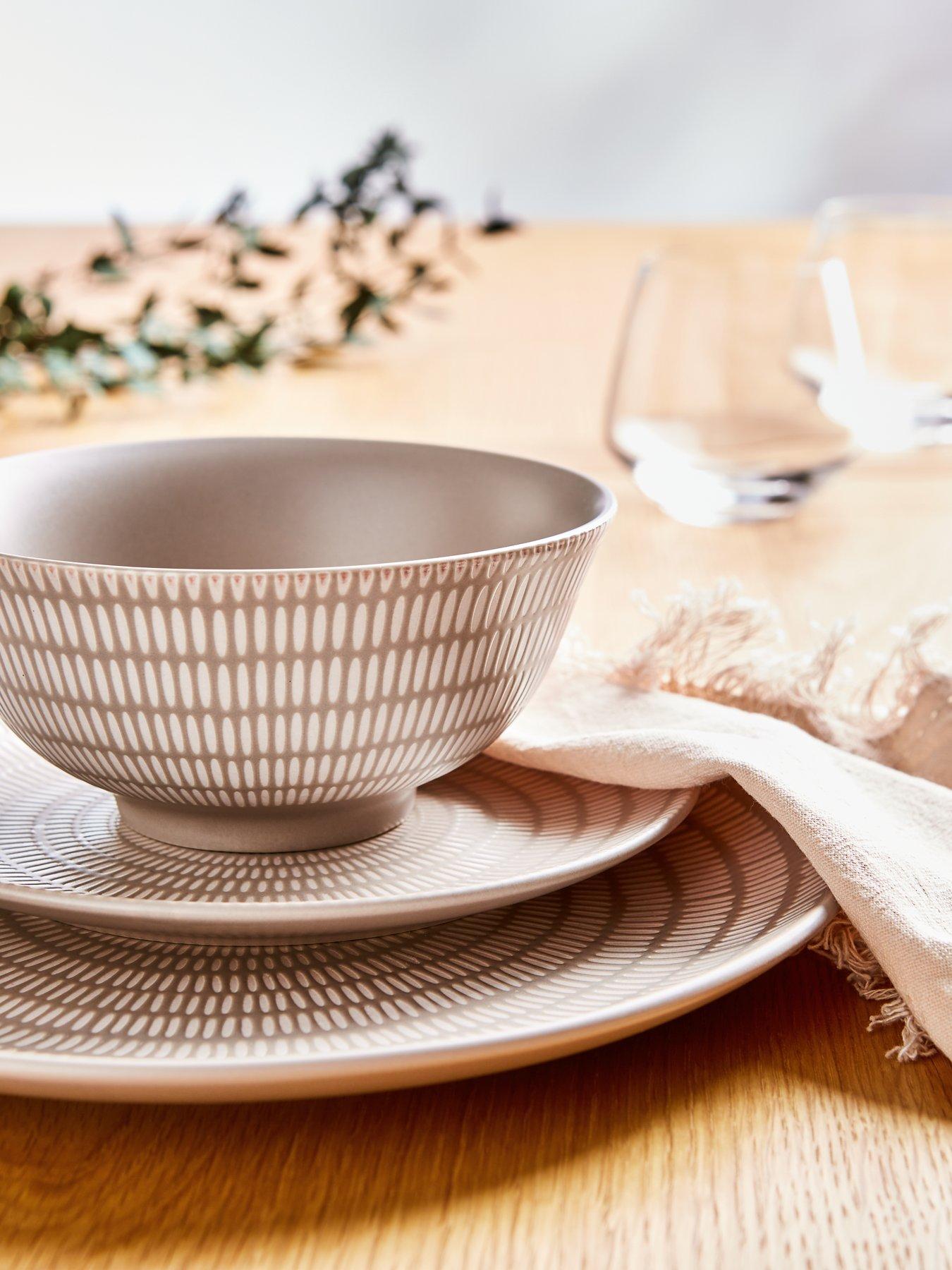 Image 2 of 4 of Very Home Pierre 12-Piece Dinner Set in Natural