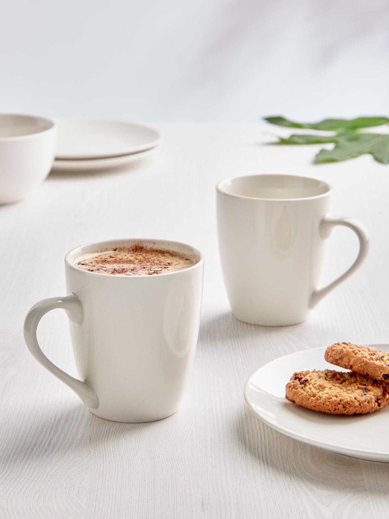 Image 1 of 3 of Everyday Vienne Set of 4 Mugs in White