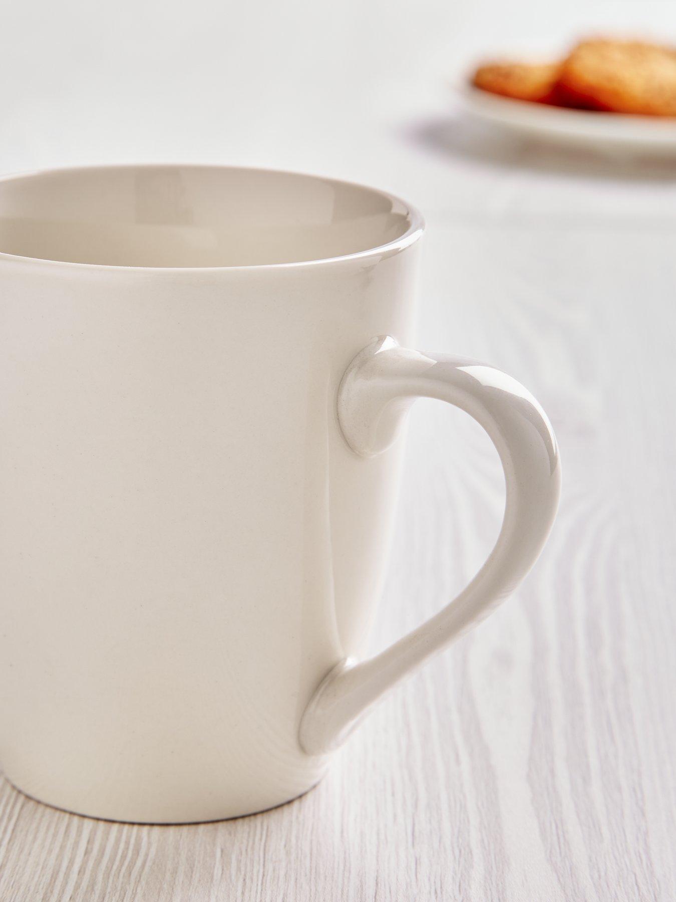 Image 2 of 3 of Everyday Vienne Set of 4 Mugs in White