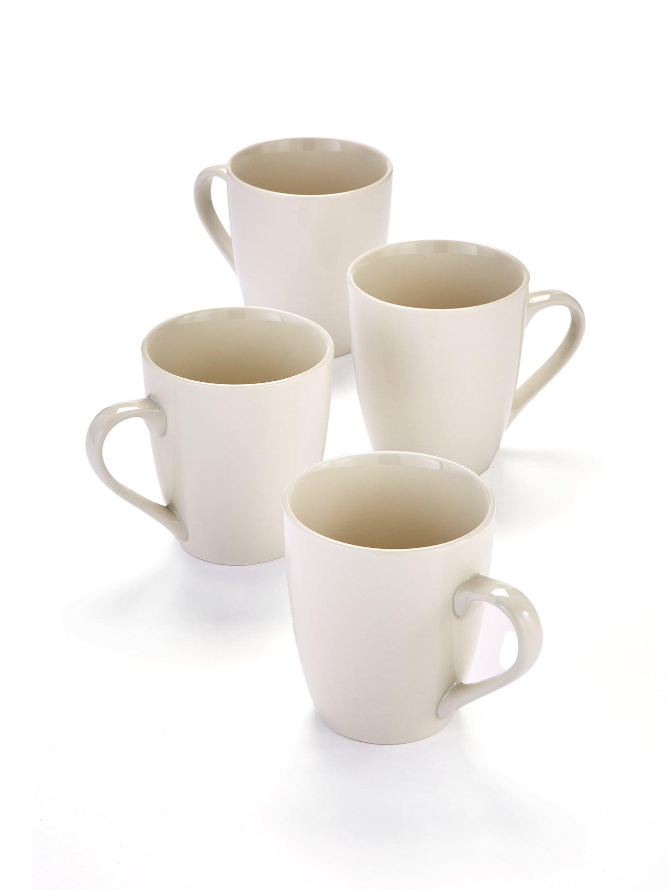 Image 3 of 3 of Everyday Vienne Set of 4 Mugs in White