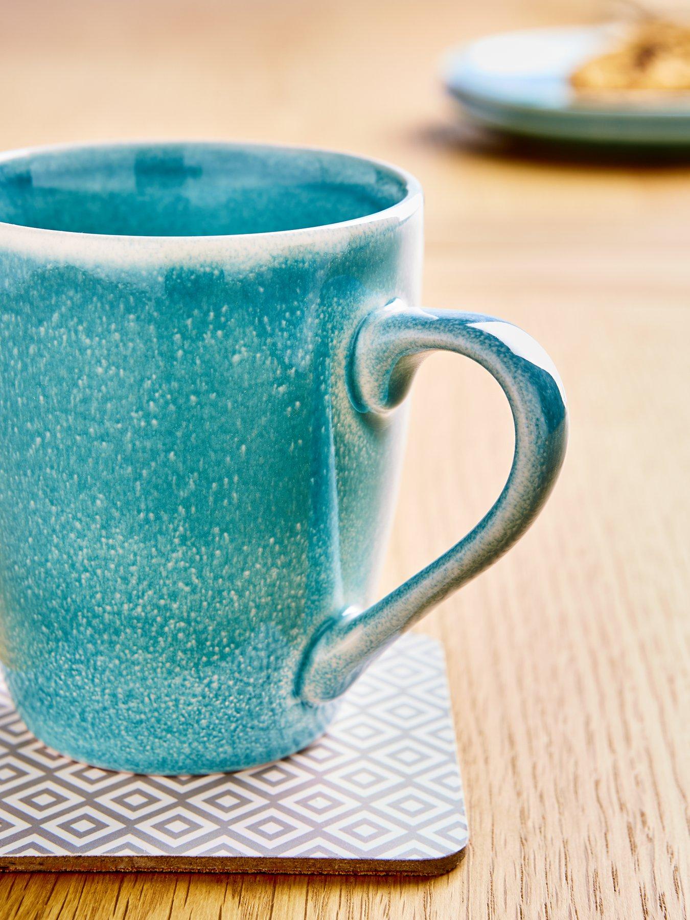  image of very-home-blue-rennes-reactive-glaze-set-of-4-mugs
