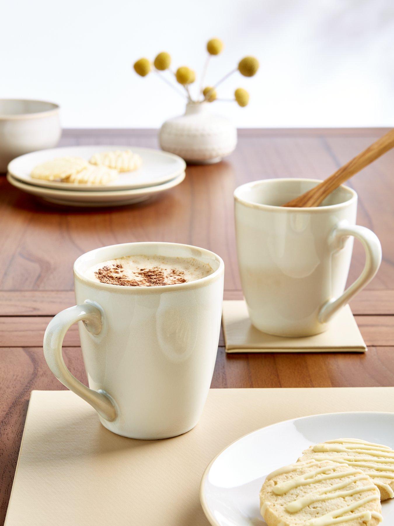 Very Home Natural Rennes Reactive Glaze Set of 4 Mugs
