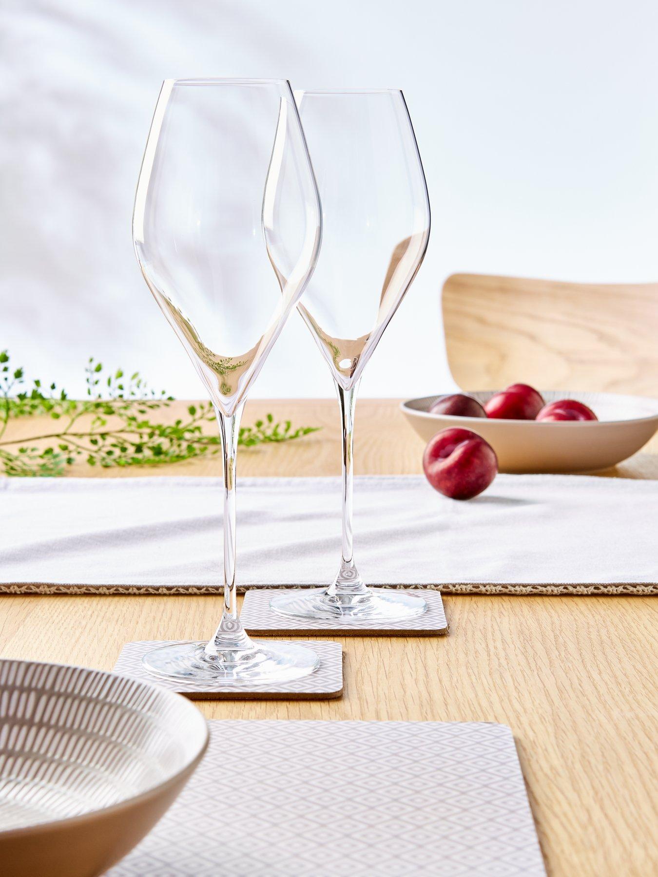 Image 1 of 3 of Very Home Crystal Evry Set of 4 Wine Glasses