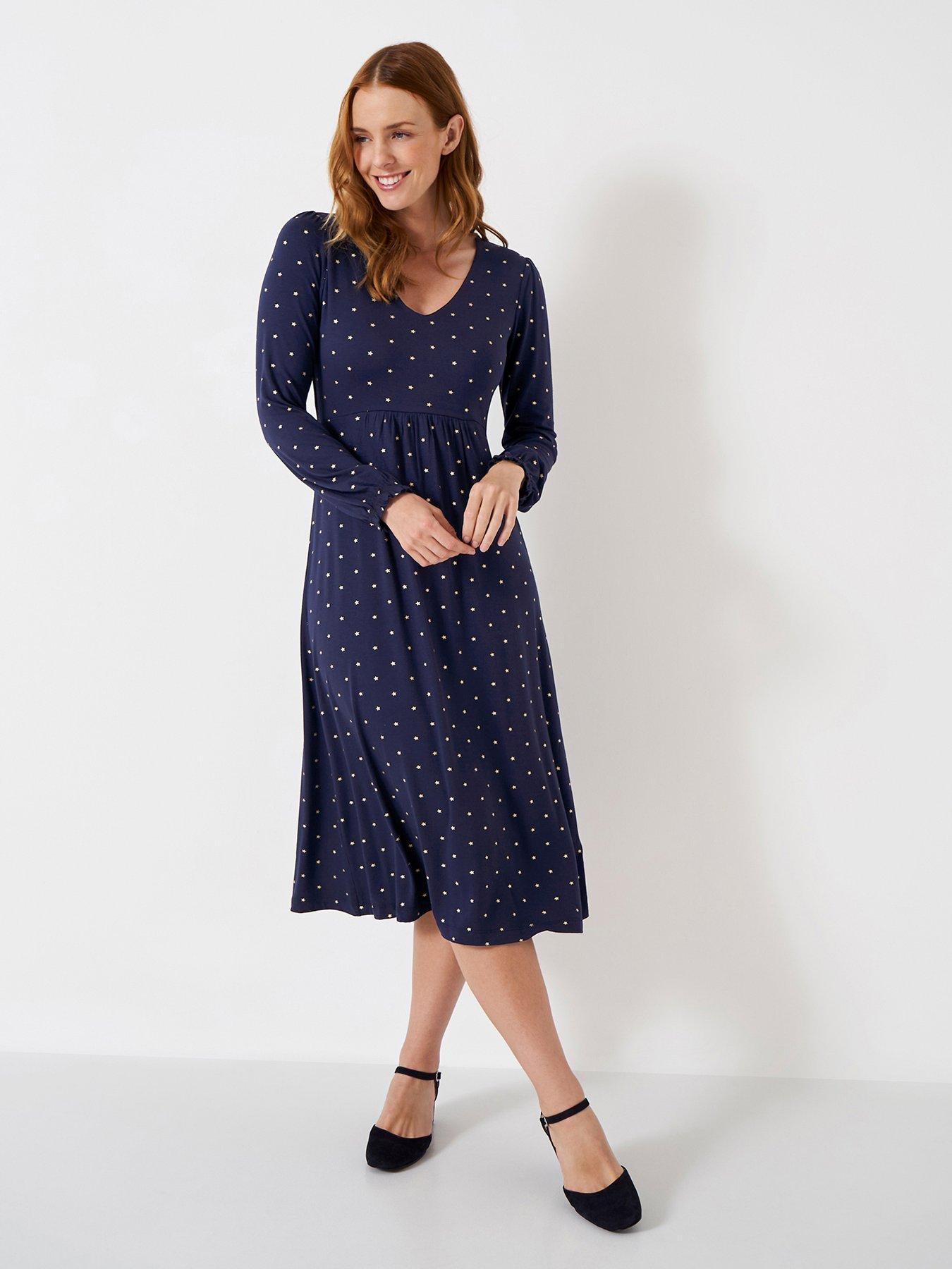 Littlewoods navy hot sale dress