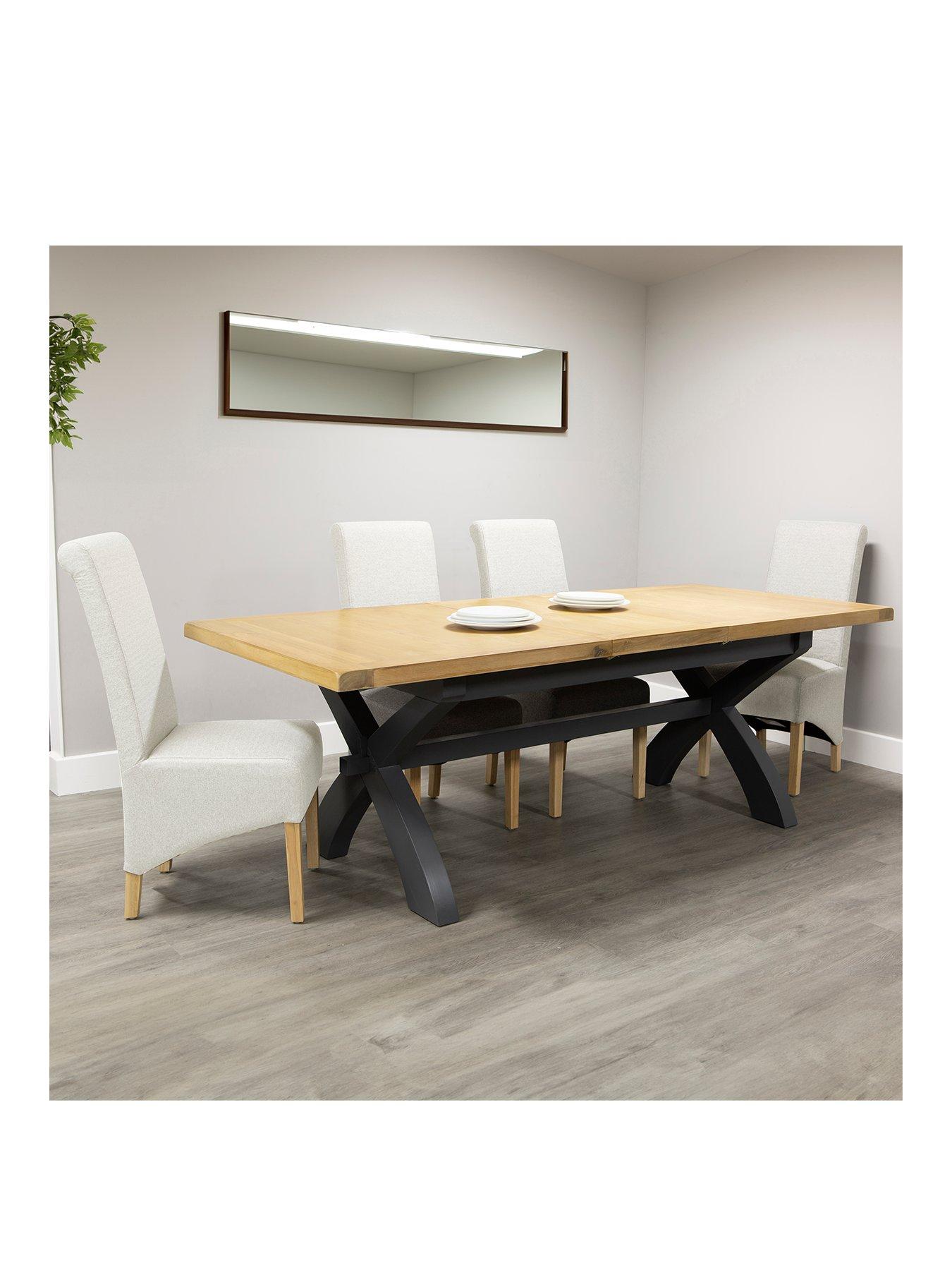 KInteriors Hunter Dining Table & 4 Dining Chairs