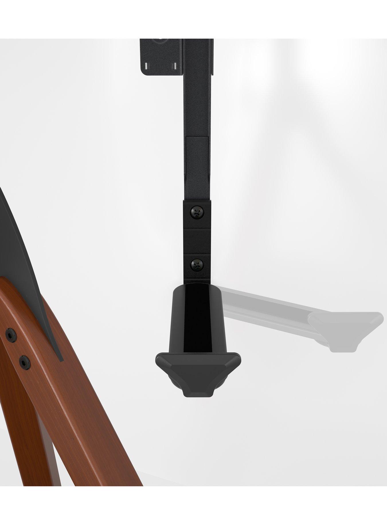  image of avf-hoxton-tripod-tv-stand-with-soundbar-mounting-kit-for-tvs-32-70-dark-wood