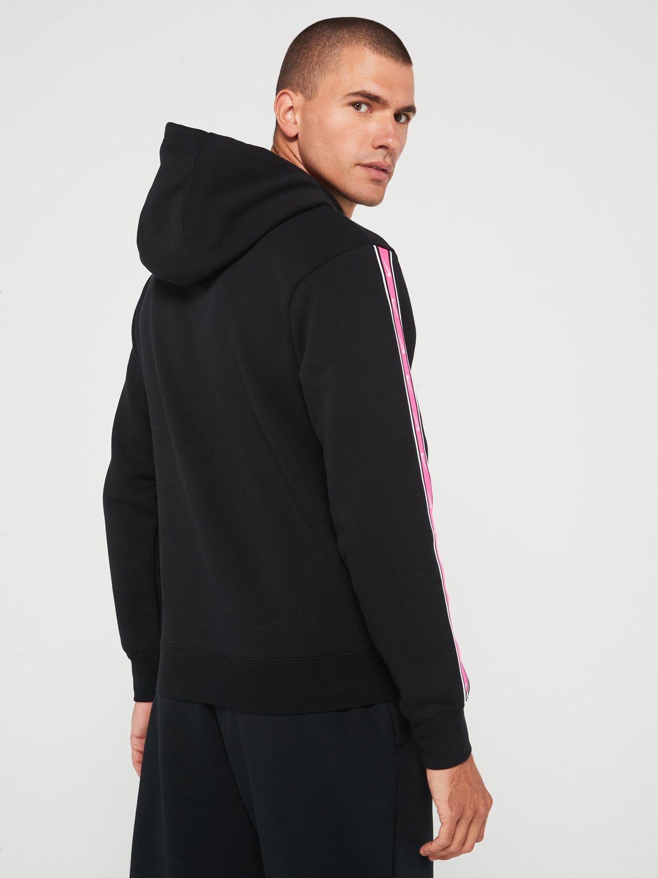 Men s Repeat Pullover Fleece Hoodie Black