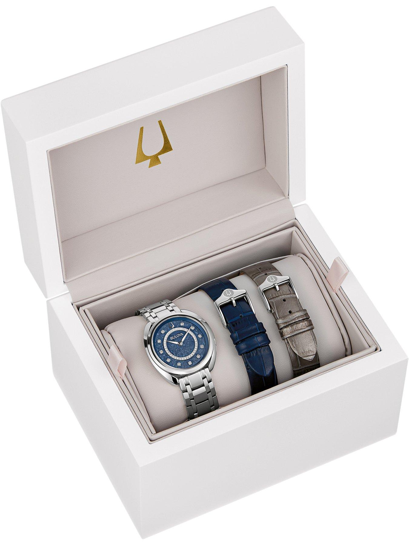  image of bulova-duality-silver-stainless-steel-ladies-watch