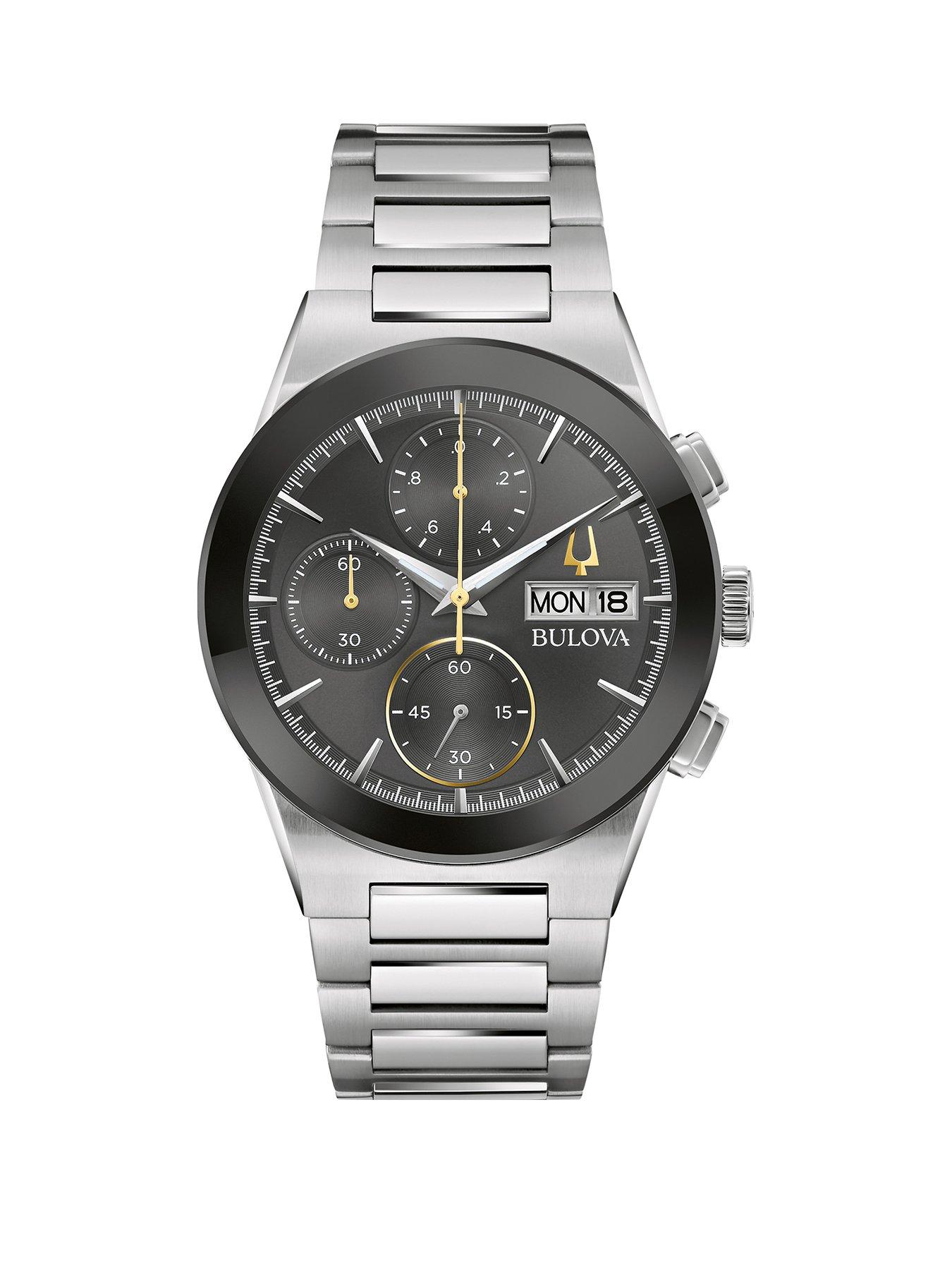 Bulova mens watch sale sale