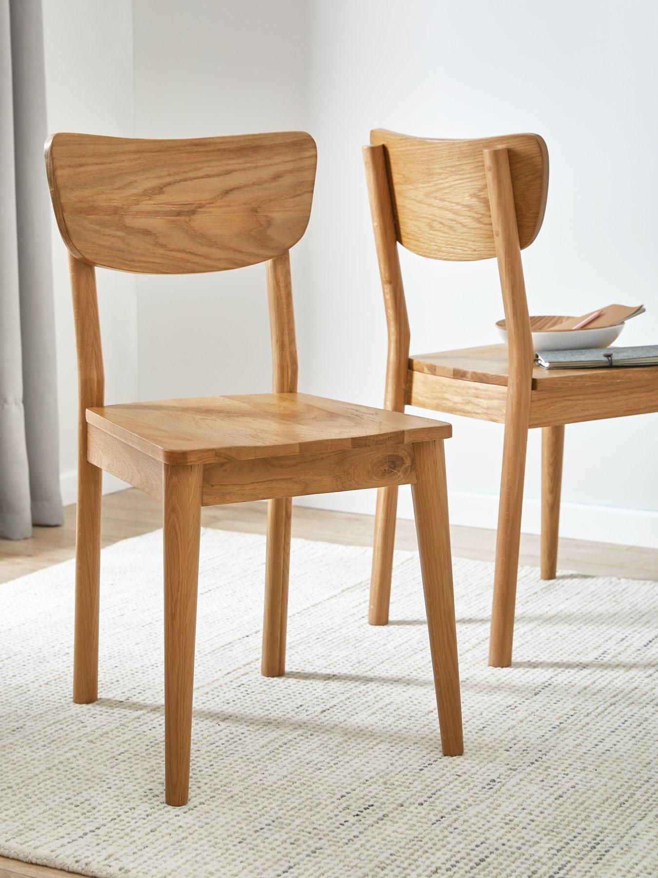 Very Home Sumati Dining Chair Pair - contains Solid Wood