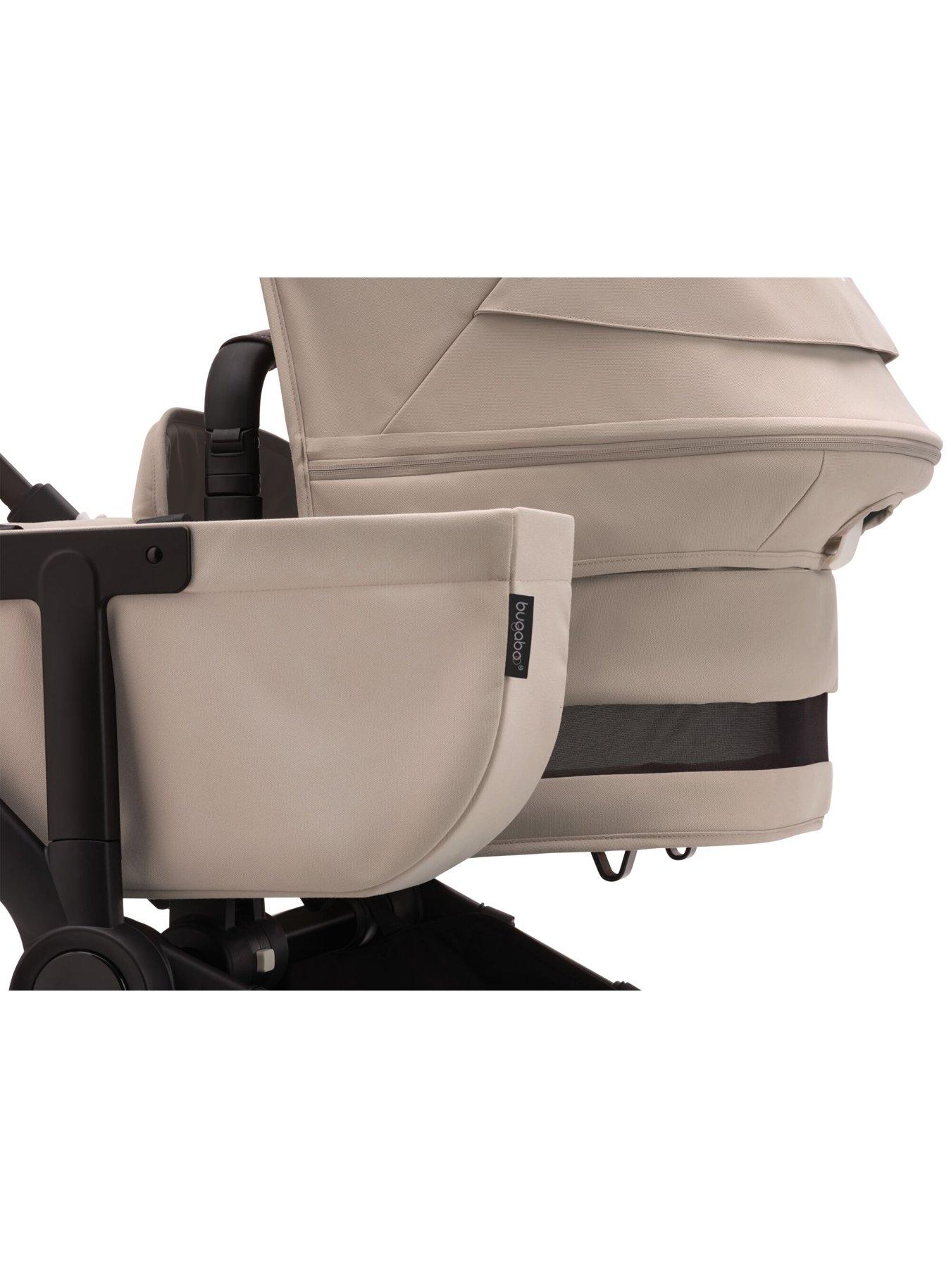 stillFront image of bugaboo-donkey-5-duo-complete-pushchair-blackdesert-taupe