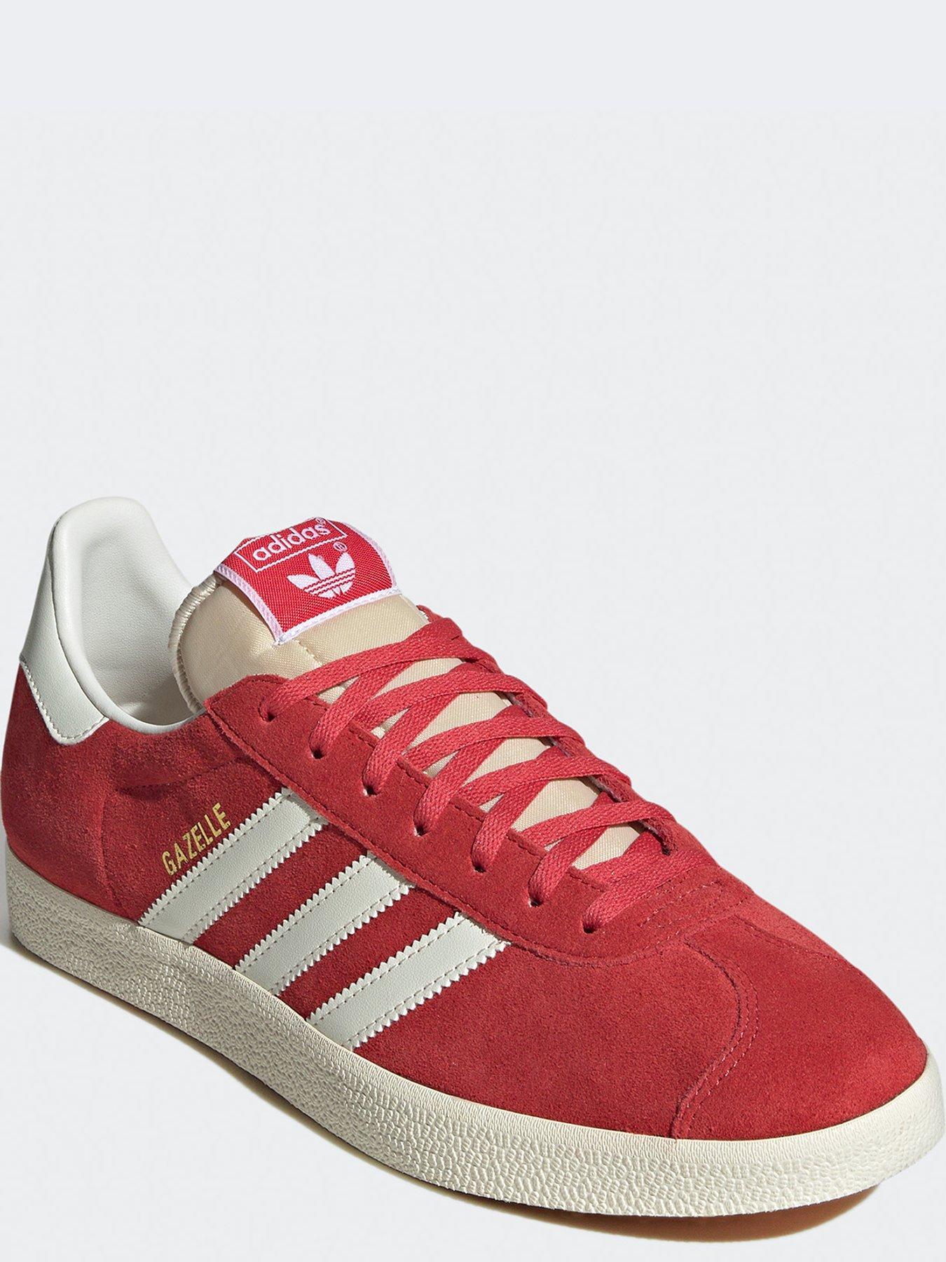 adidas gazelle trainers red