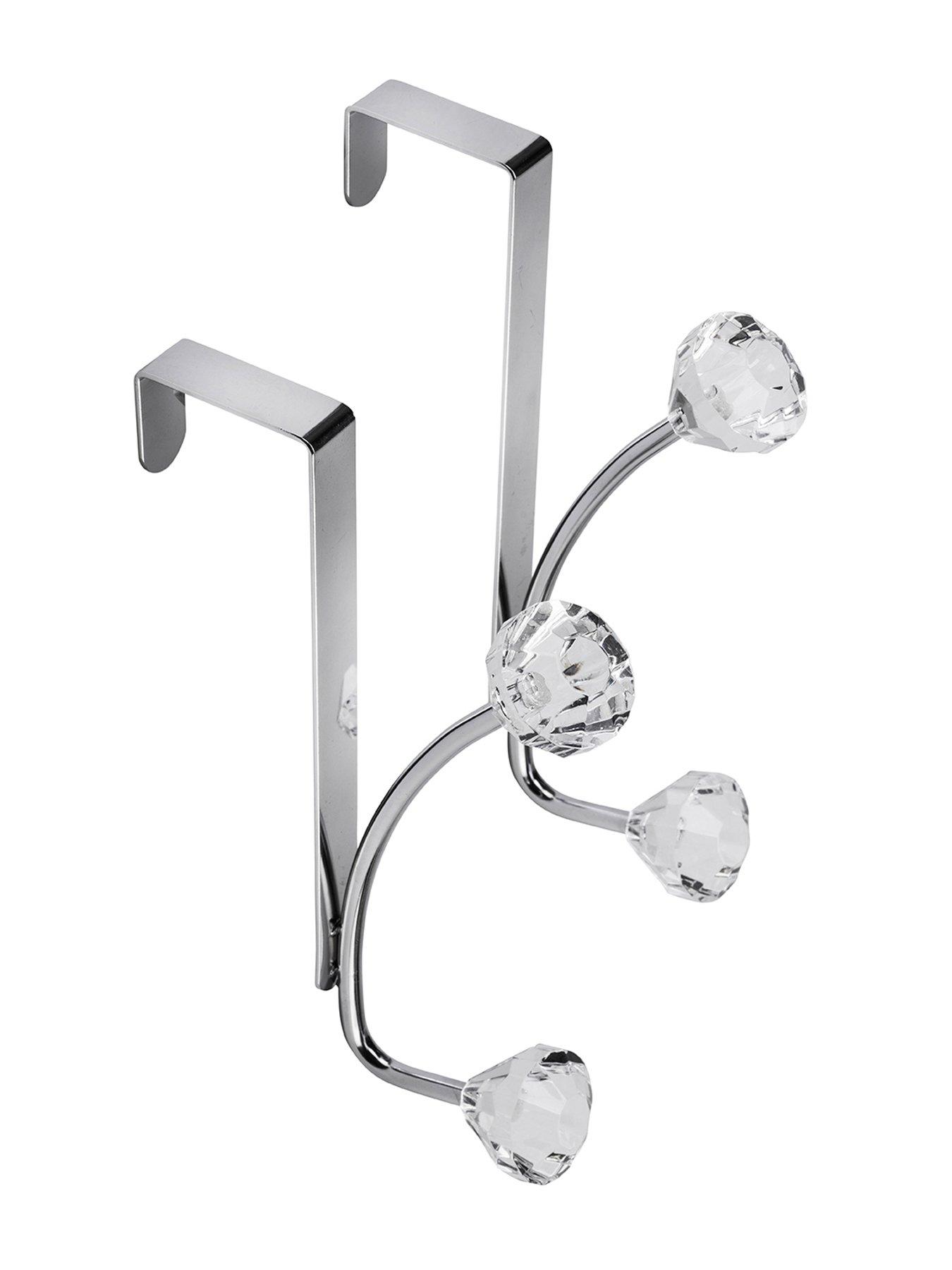 image of croydex-set-of-2-over-doornbsphooks-with-jewels