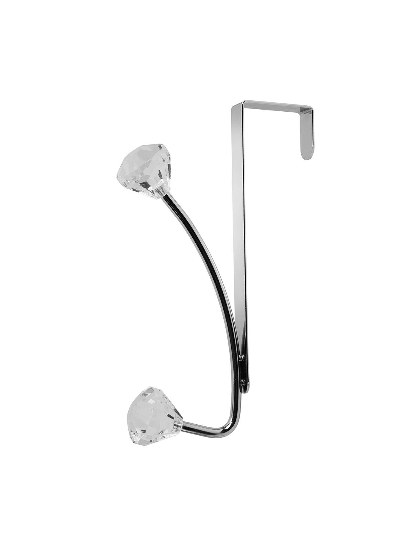  image of croydex-set-of-2-over-doornbsphooks-with-jewels