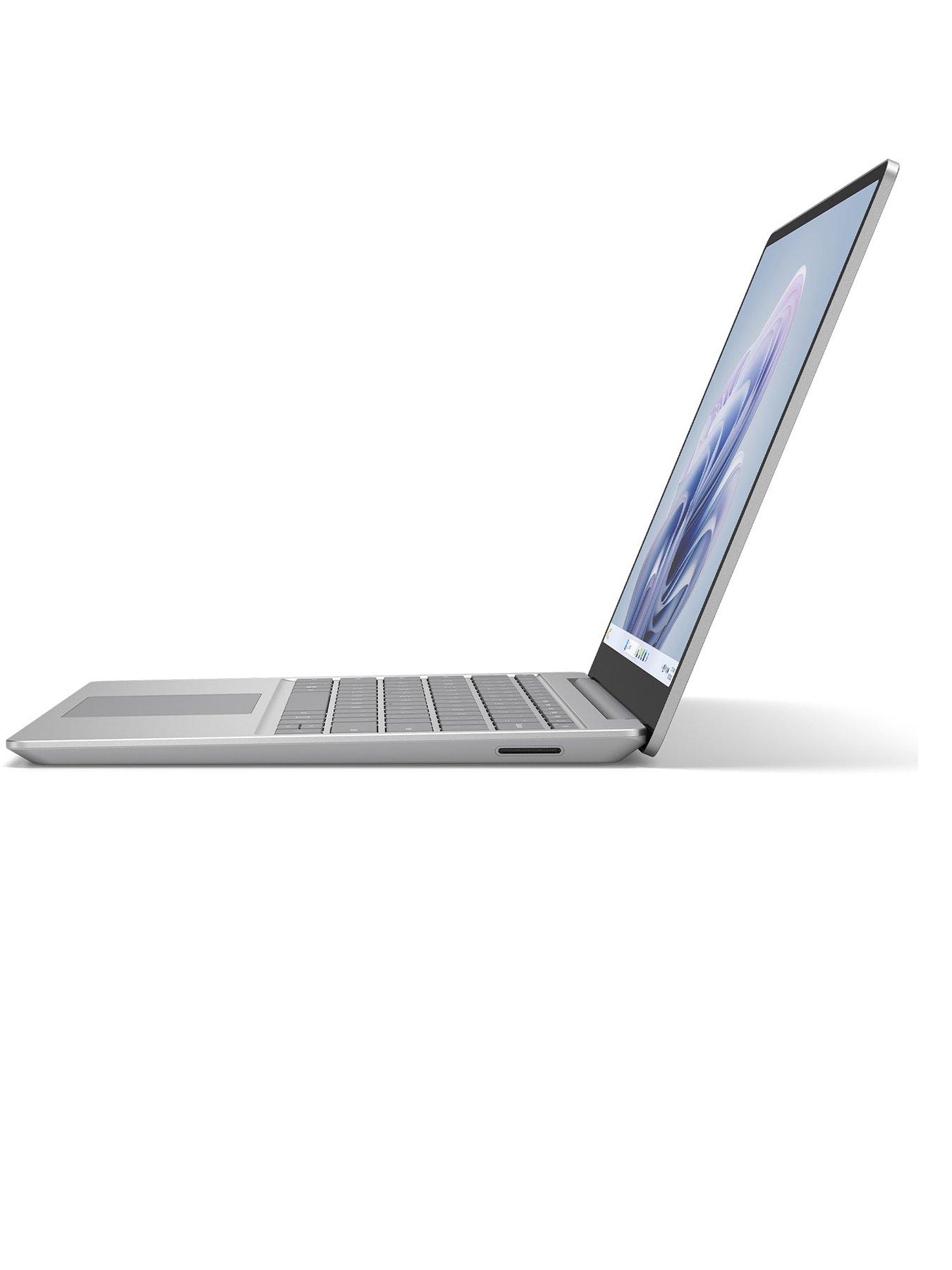 Image 4 of 8 of Microsoft Surface Laptop Go 3,&nbsp;12.4in PixelSense&nbsp;Touchscreen, Intel Core i5, 16GB RAM, 256GB SSD - Platinum