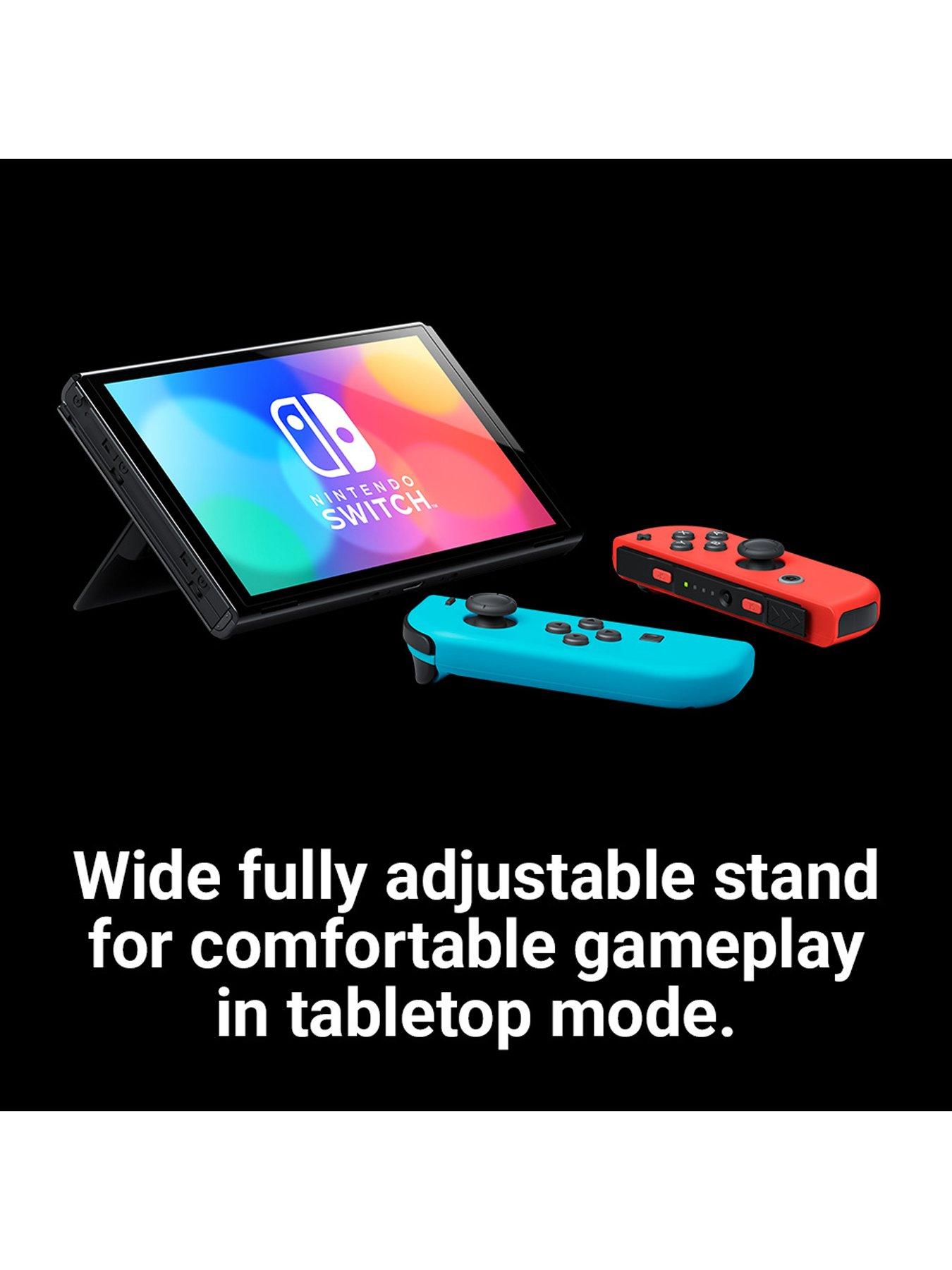 image of nintendo-switch-oled-console--nbspneon-super-mario-bros-wonder