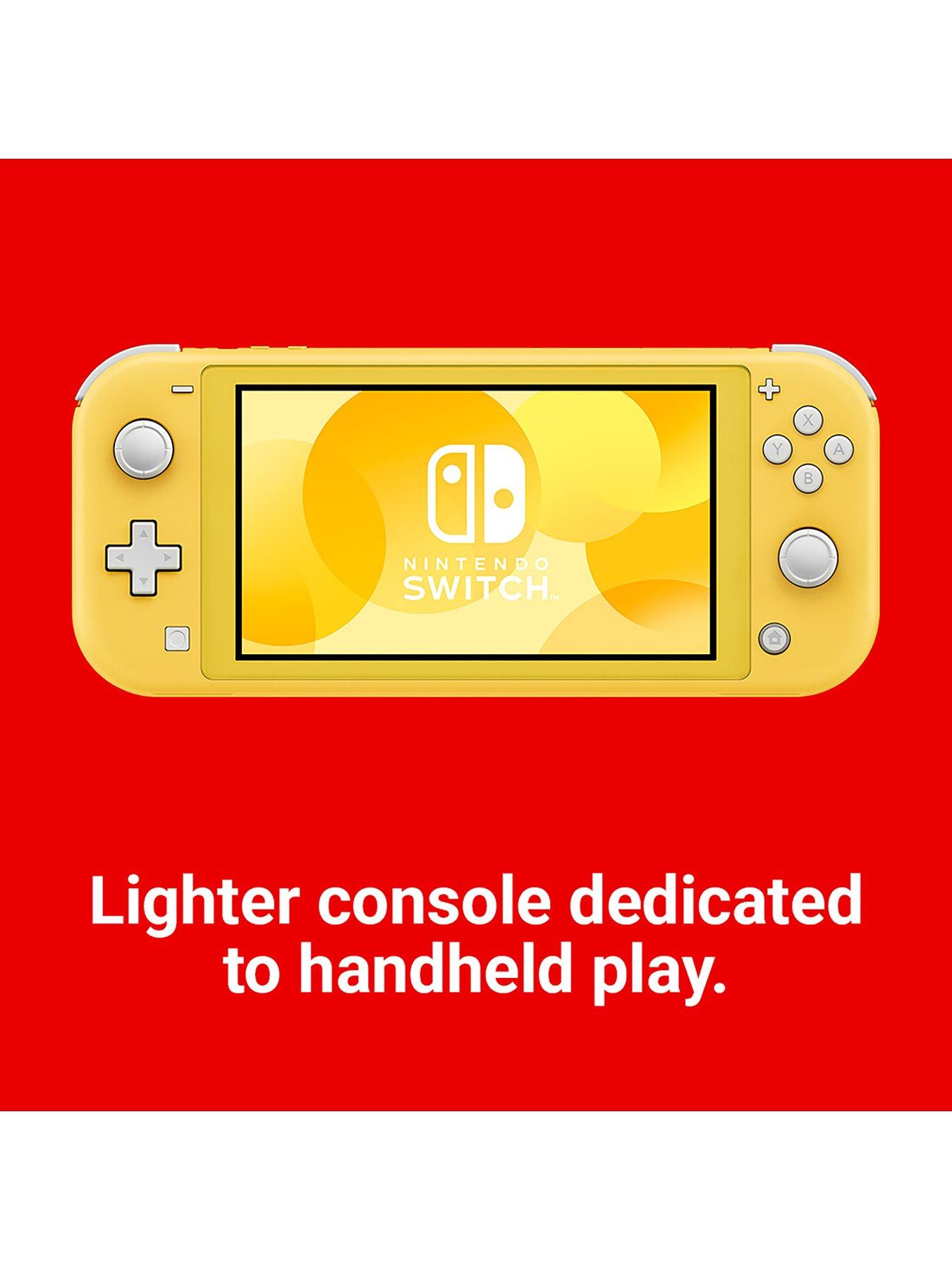 Image 2 of 7 of Nintendo Switch Lite&nbsp;Yellow Console + Mario Wonder