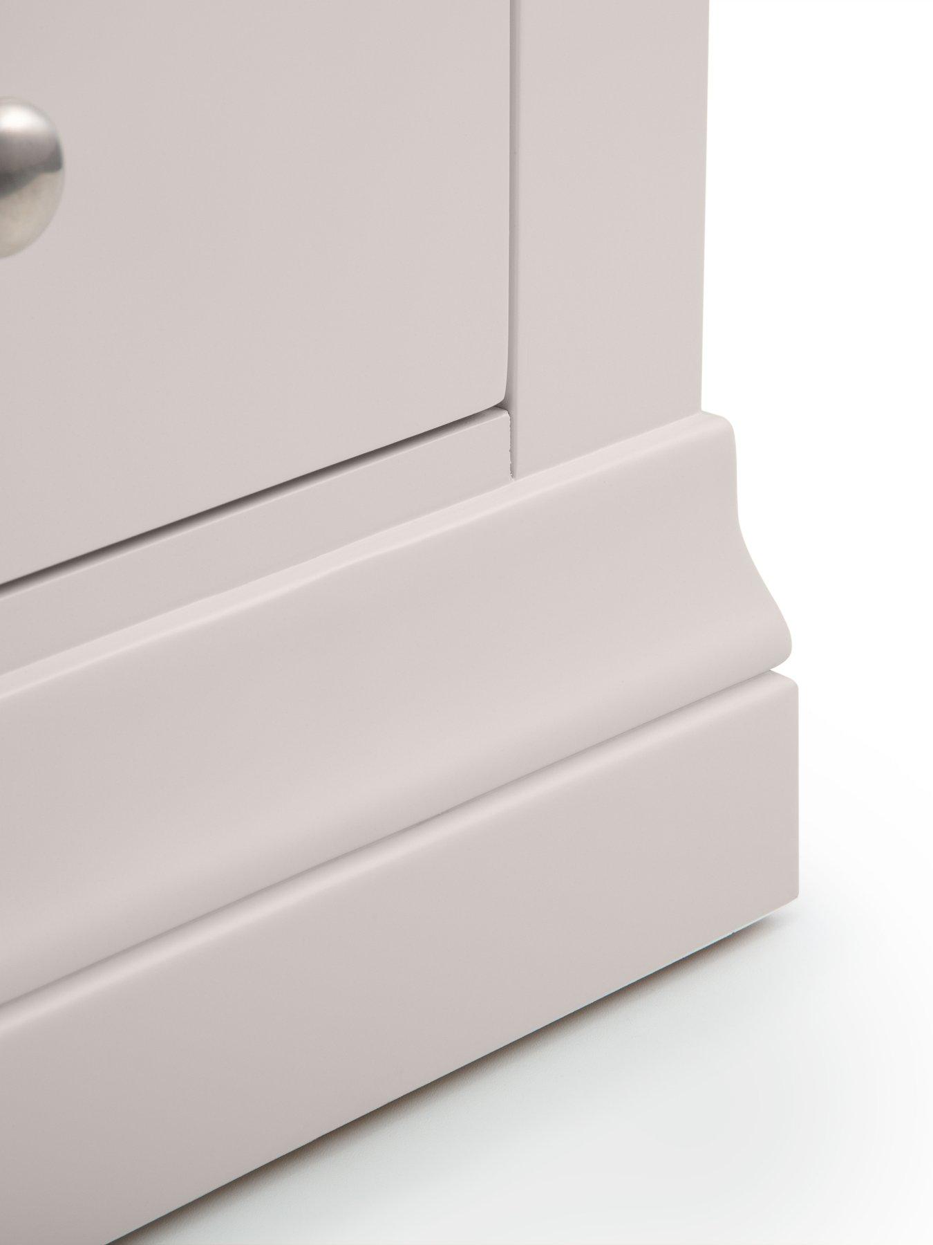  image of julian-bowen-clermont-32-drawer-chest-light-grey