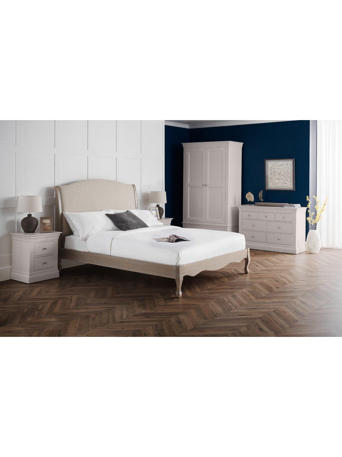  image of julian-bowen-clermont-2-door-1-drawer-wardrobe